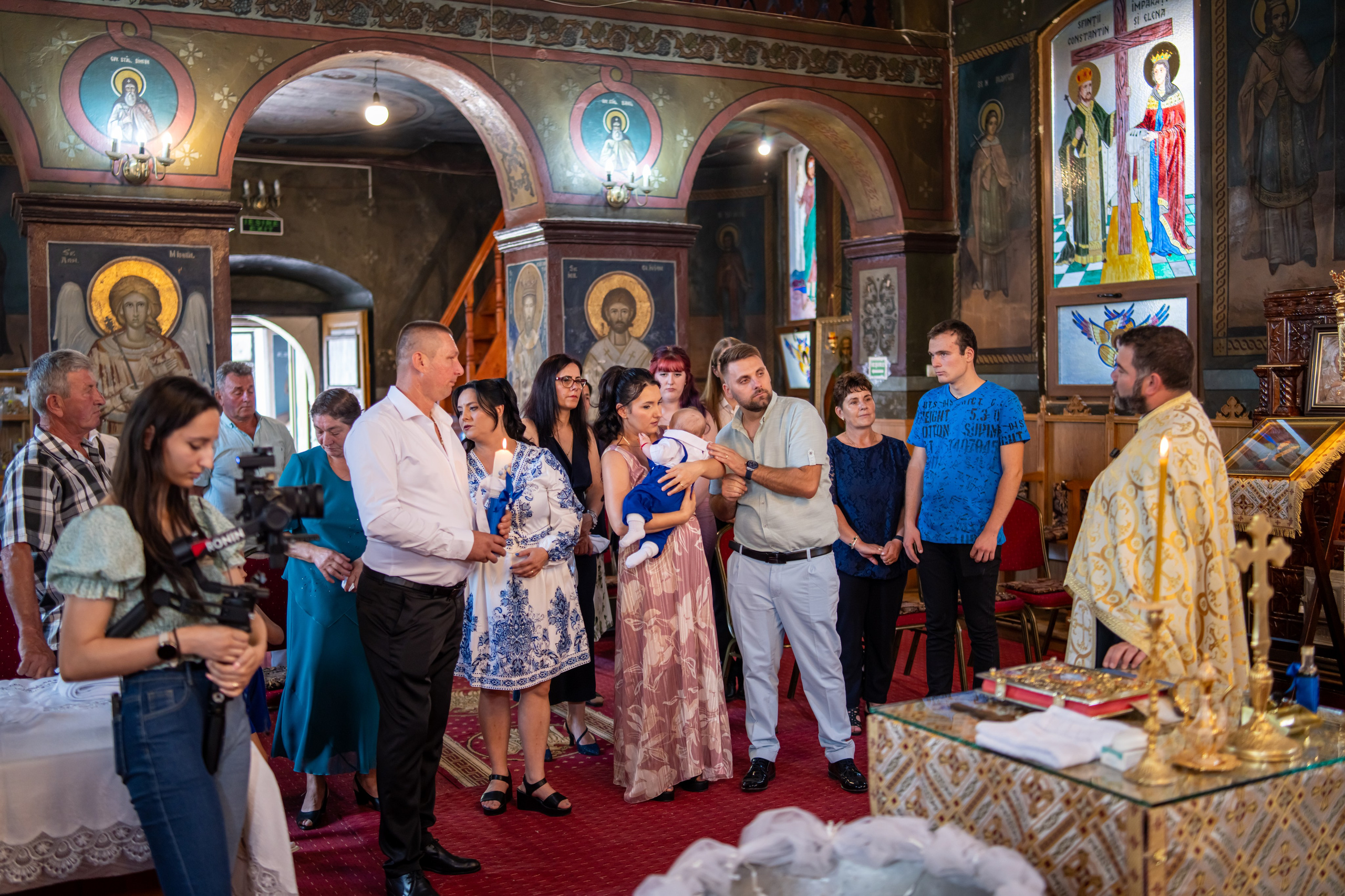 Botez Edoardo Andrei (Biserica Parohia Varbilau I). Mihai Alexandra Events