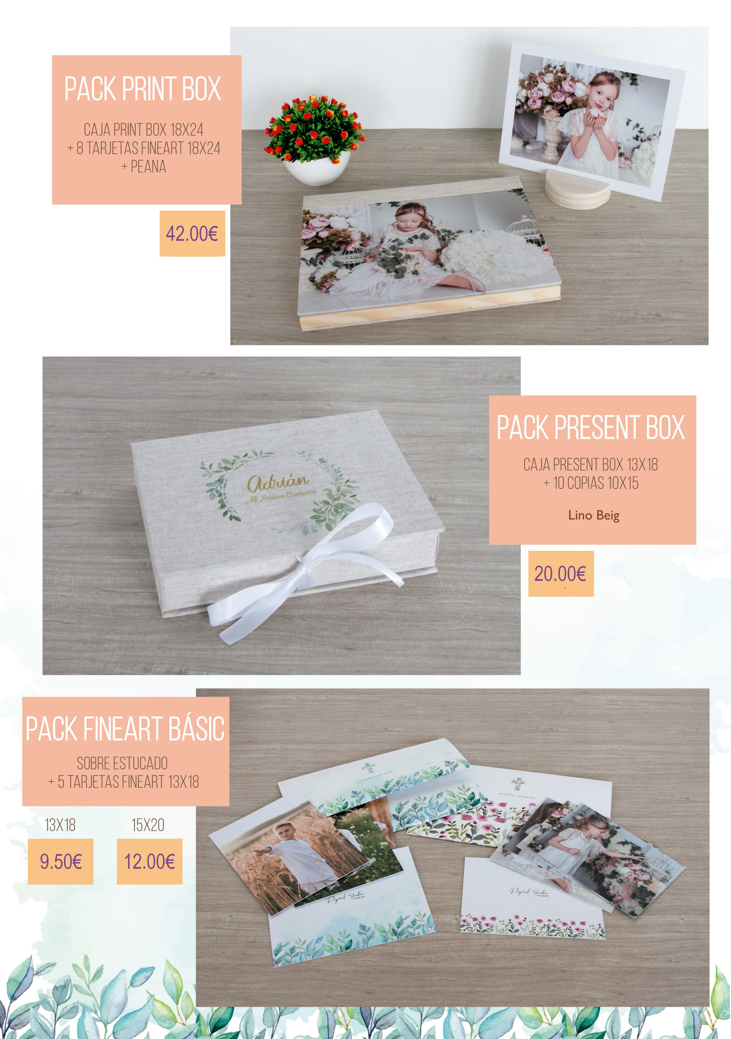 CatalogoComunion2026. Fotos con huella, fotografía de perros y mascotas en Sevilla