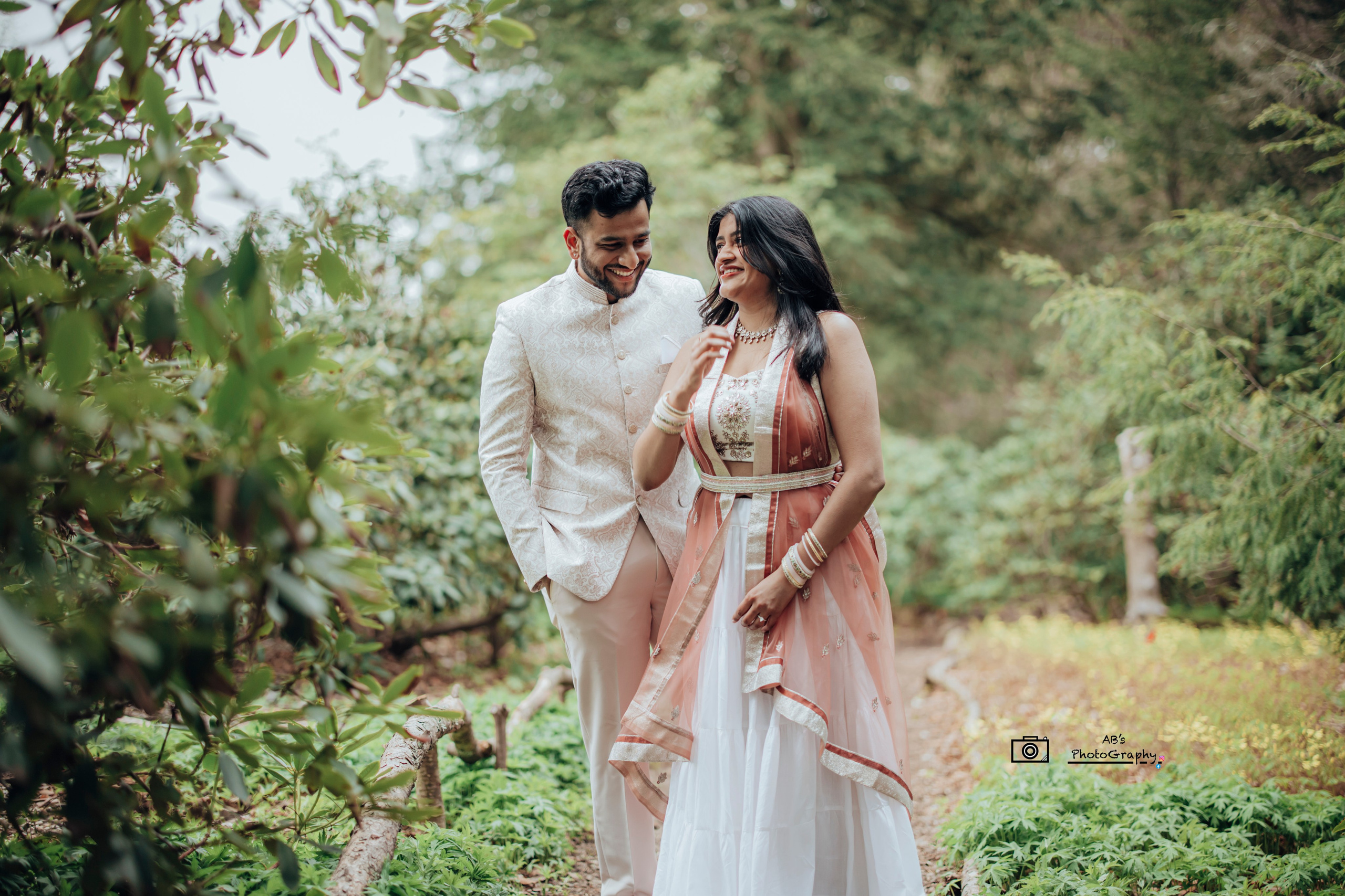 Engagement reels massachusetts Indian couple