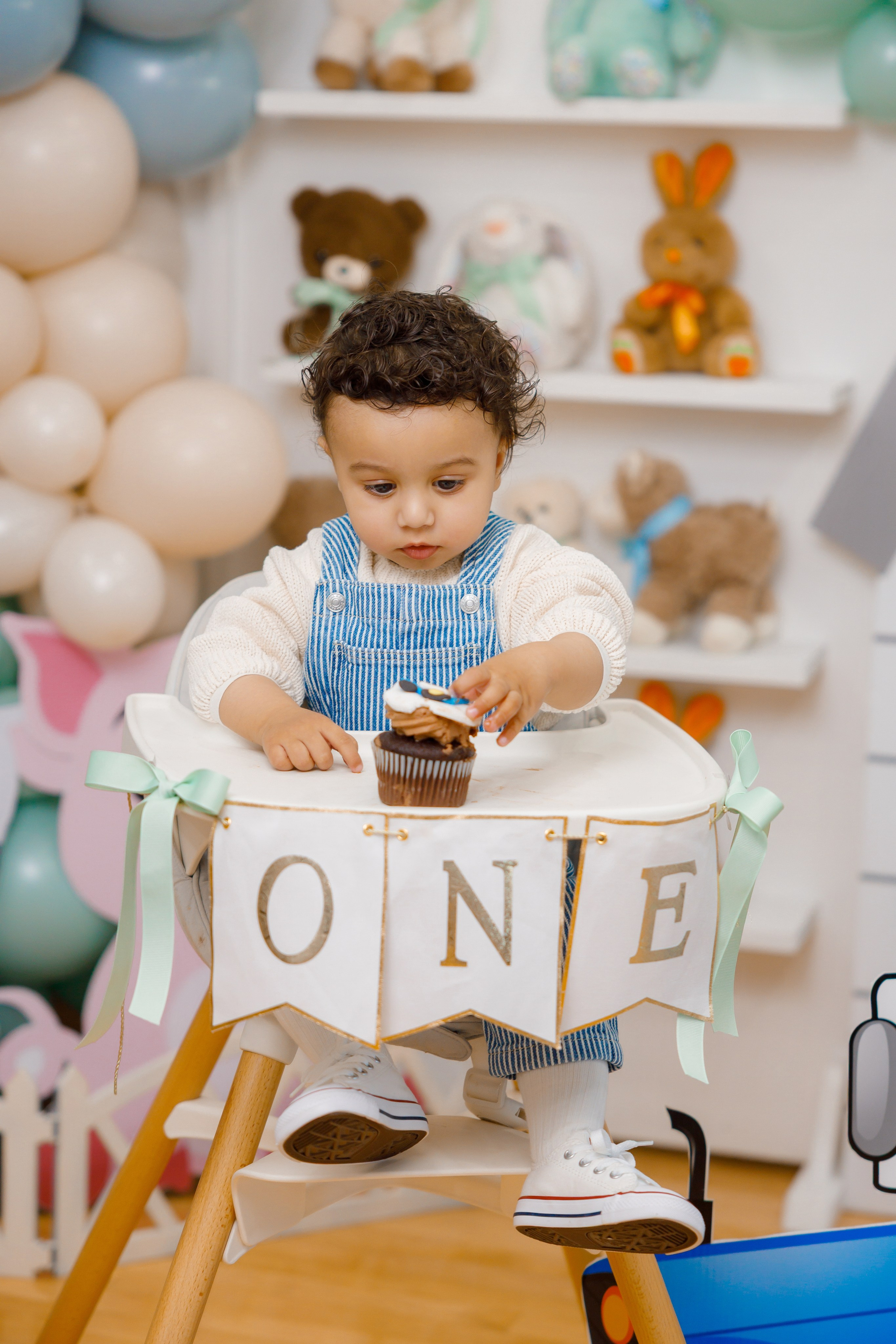 Fateh’s 1st birthday. Home