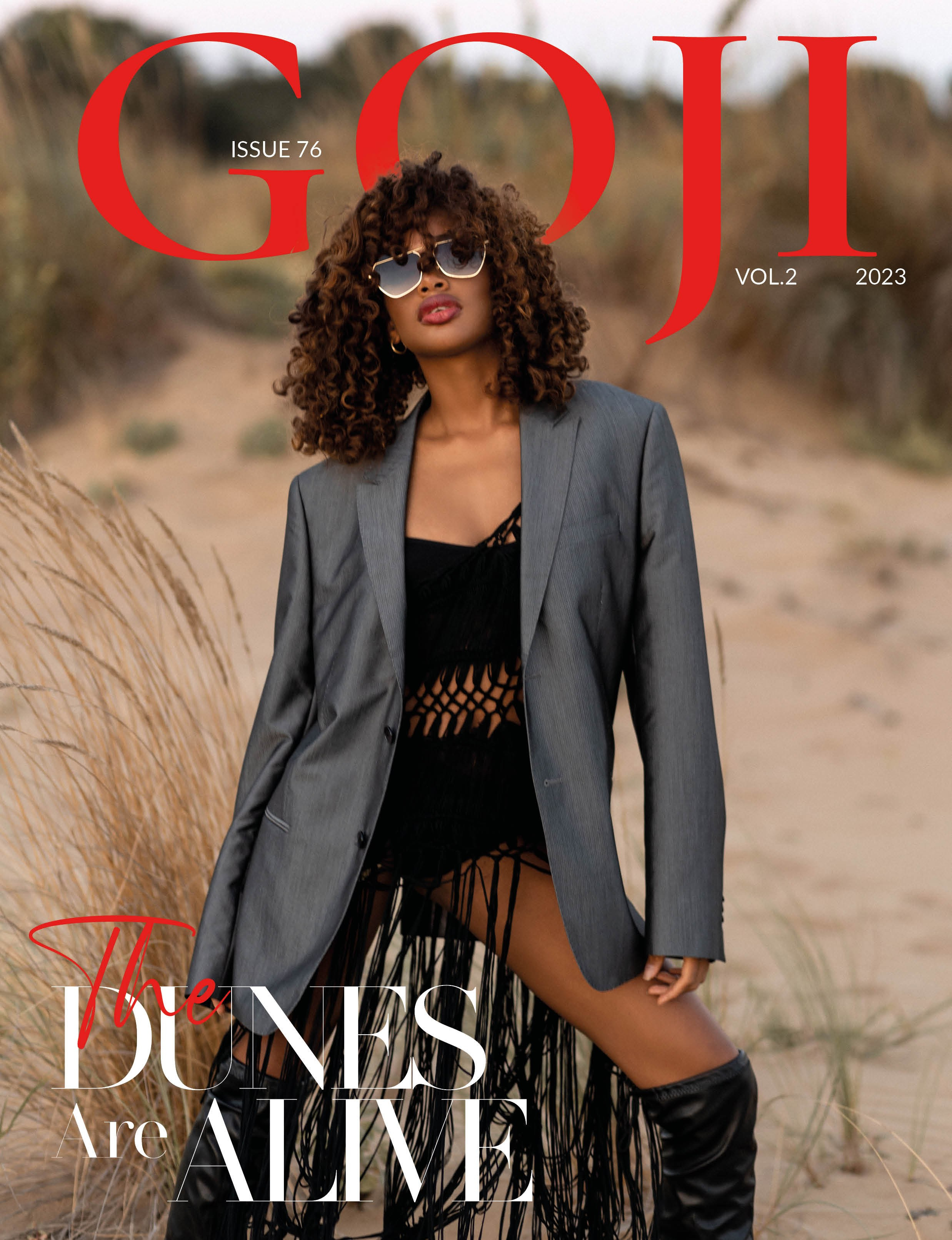 Portrait of Laymita for magazine “GOJI”