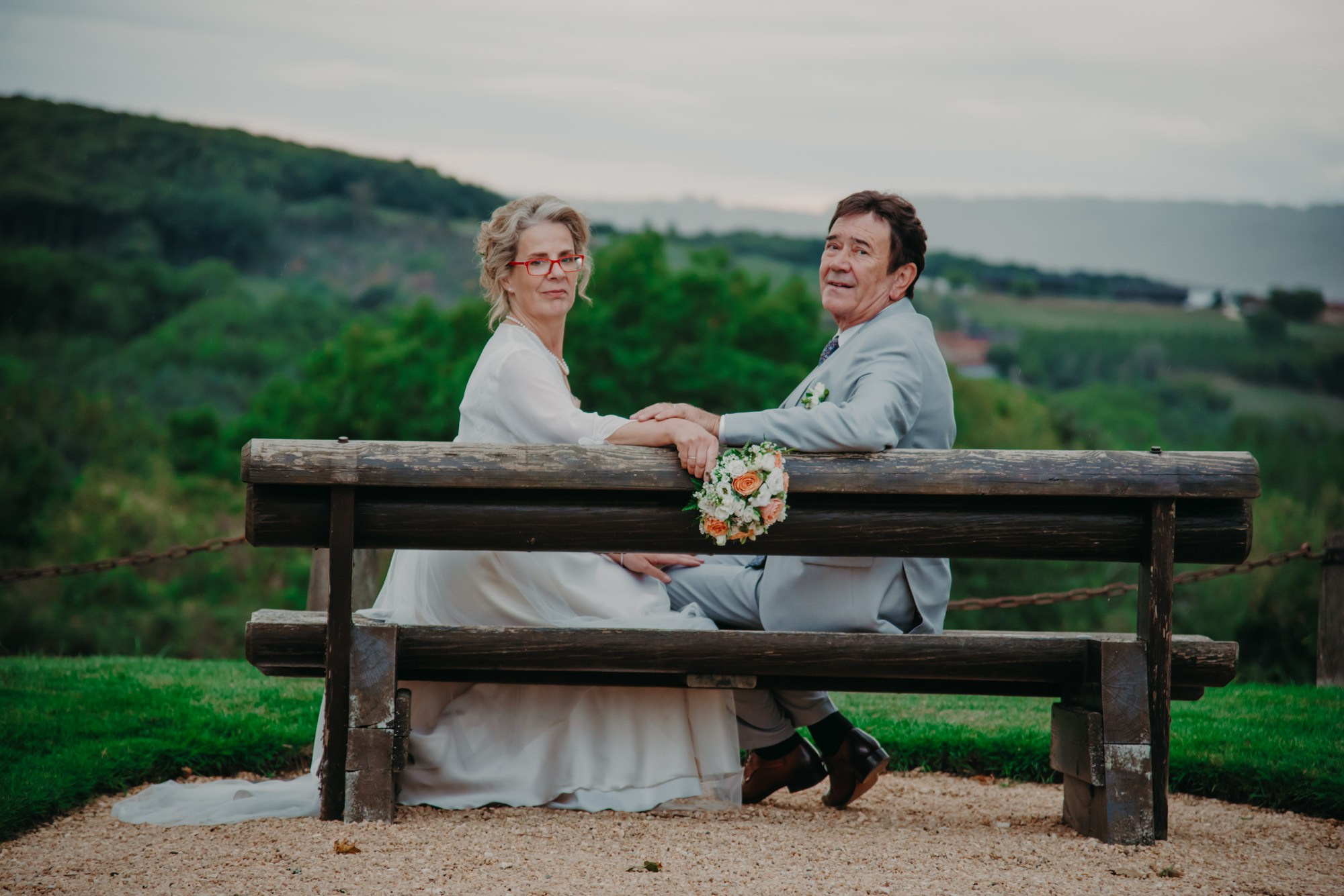Sabine et Jacques. Photoshoot in France