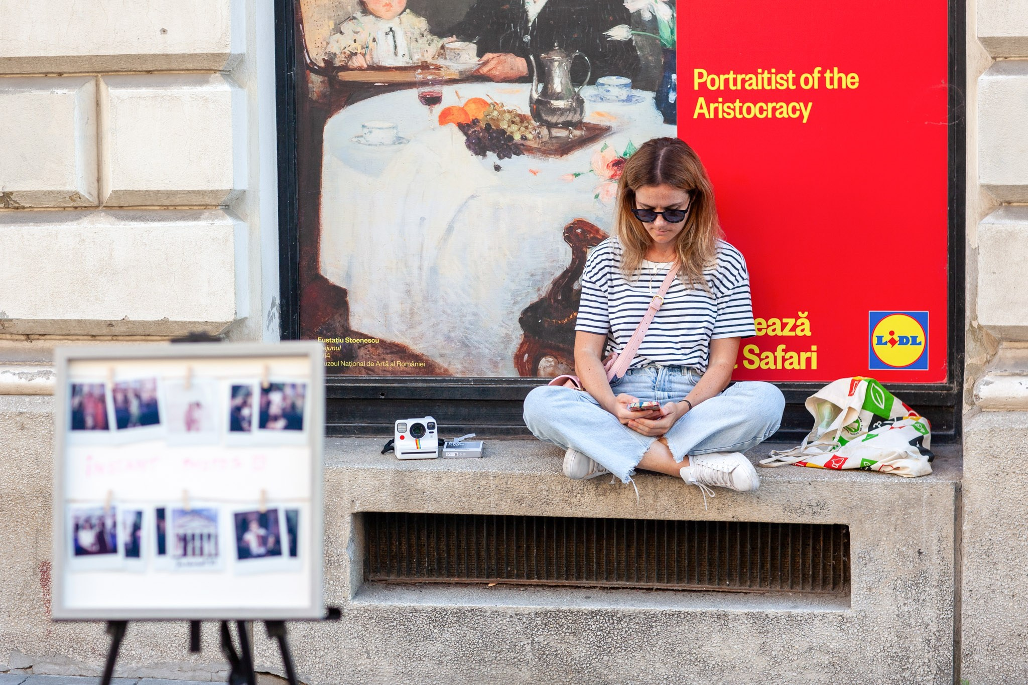 Color street. Humanistic street photographer in Bucharest
