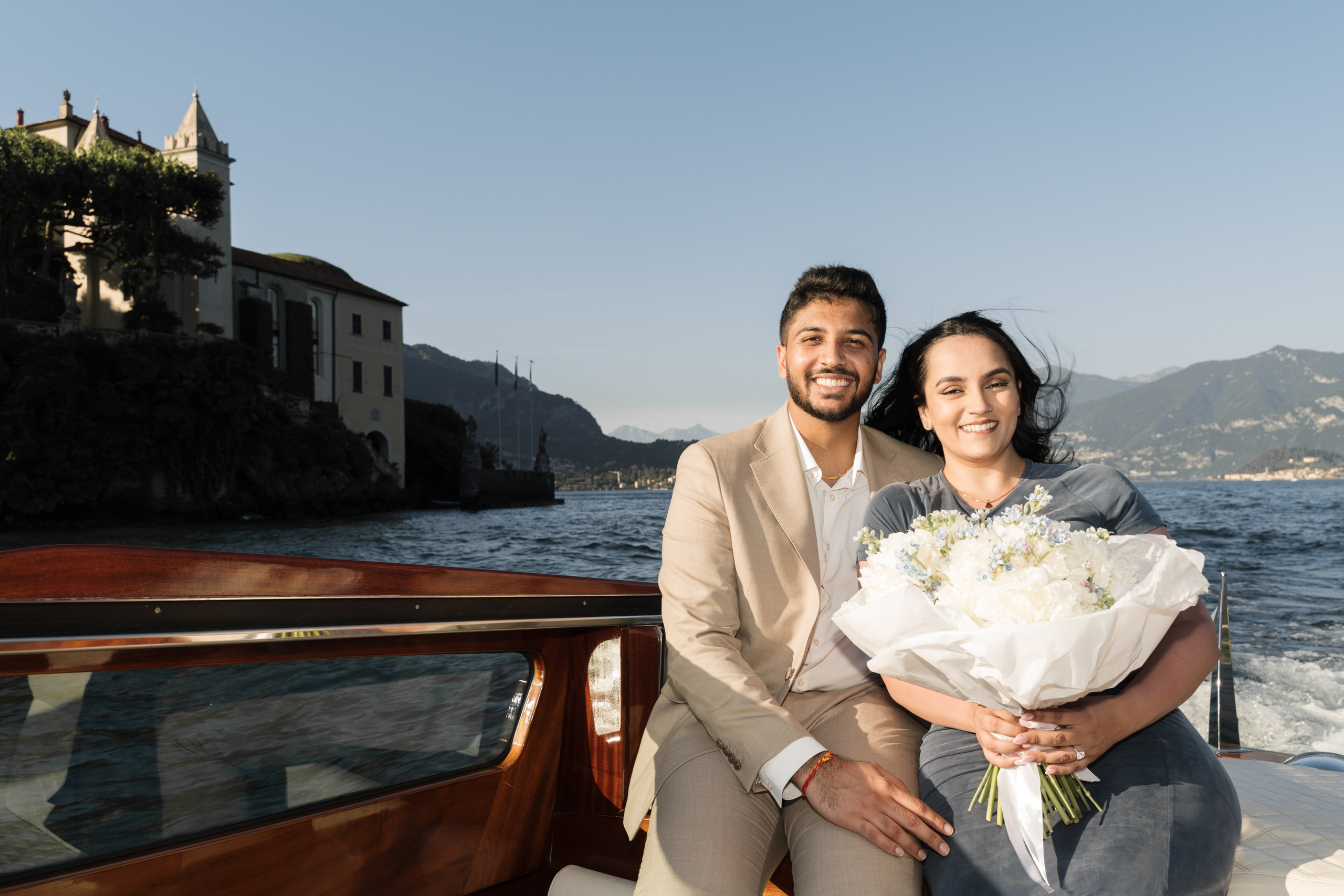Villa Melzi Secret Proposal. Lake Como Proposal Photographer | Surprise Proposals & Engagements