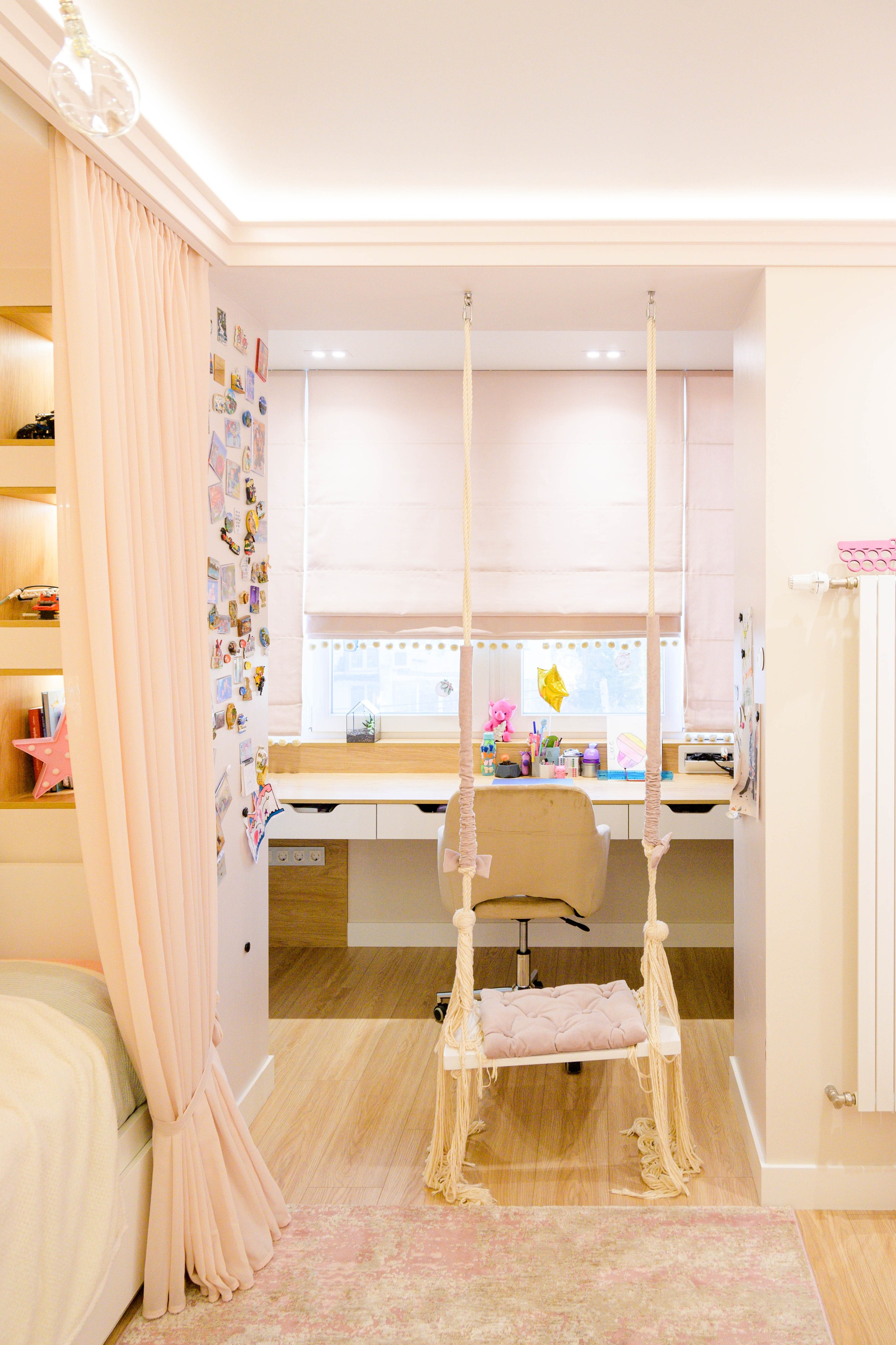 The apartment is in a modern style. Fotograf Dmitrii Donets