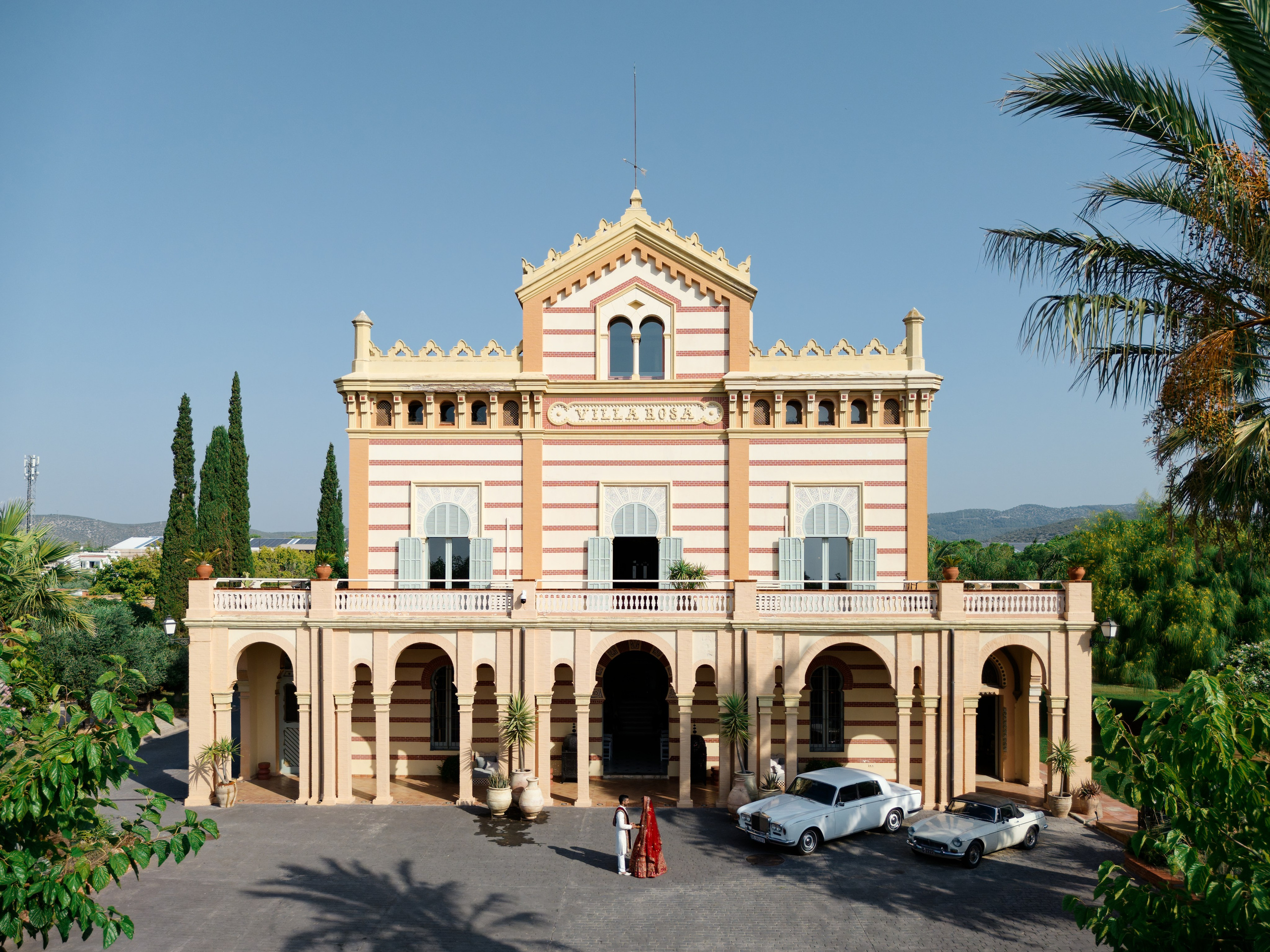 Indian wedding at Gran Villa Rosa, Barcelona