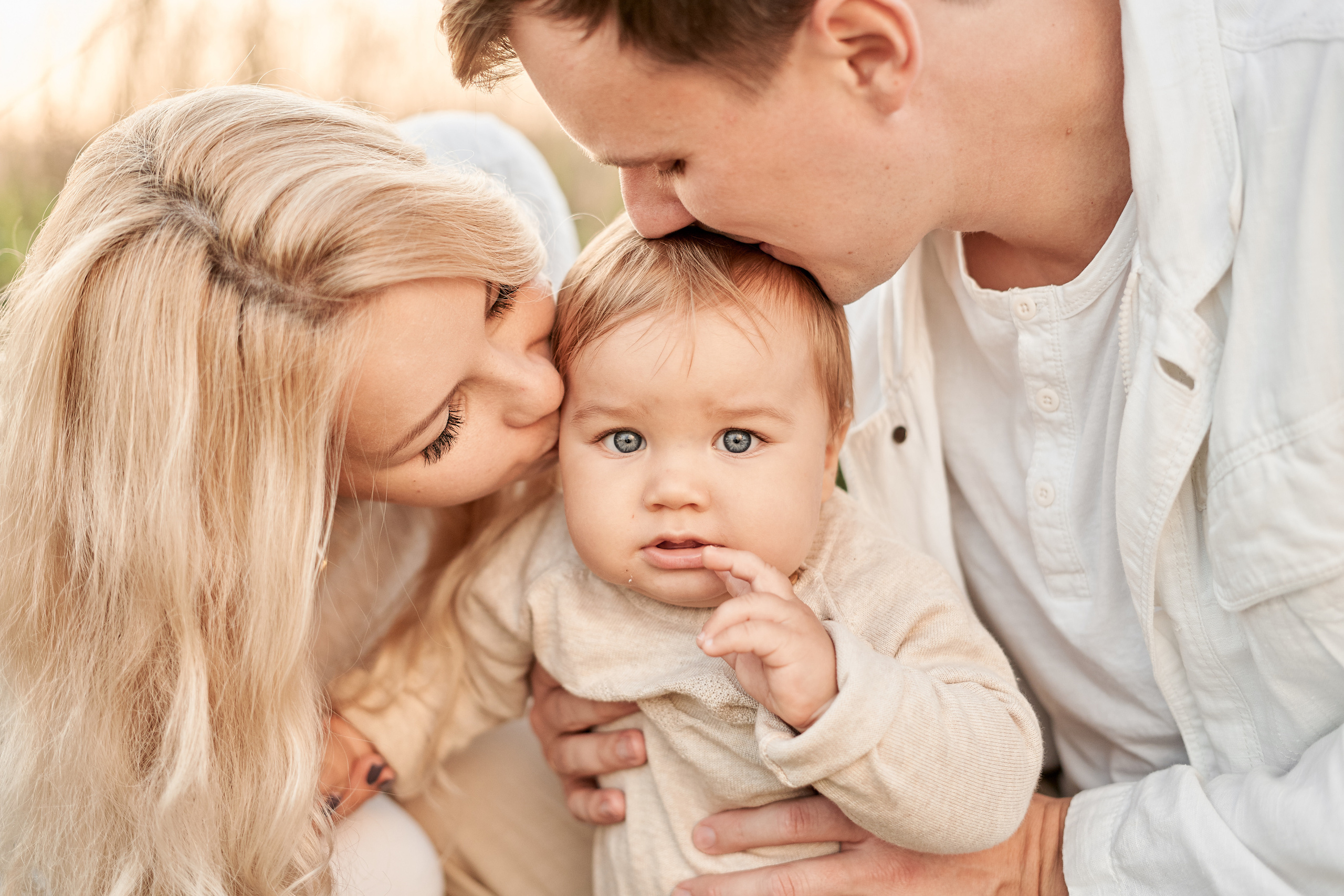 Бежевая осень Иры, Влада и Марка. Свадебный фотограф Даугавпилс, Рига/ Kāzu fotogrāfs Daugavpils, Rīga