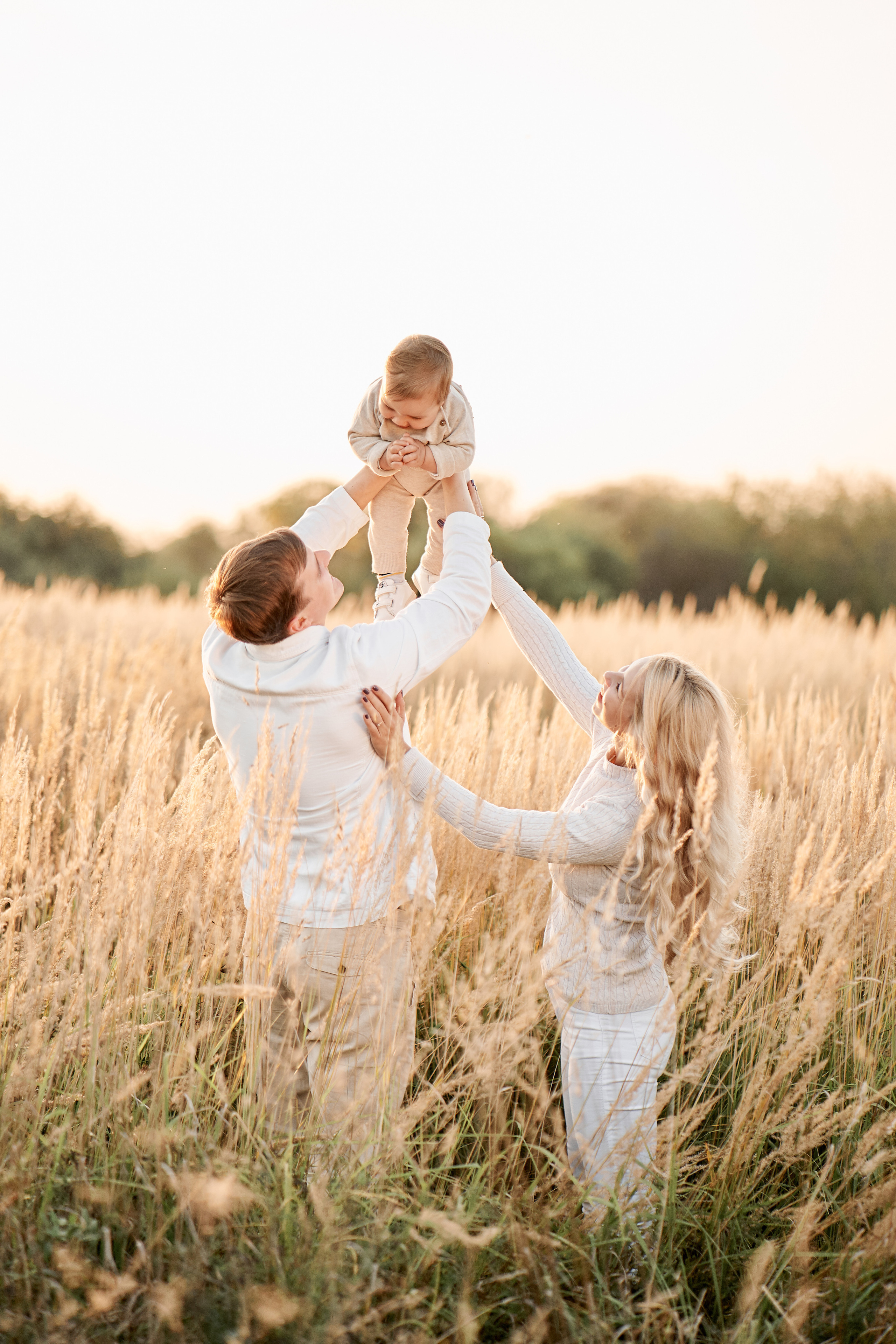 Бежевая осень Иры, Влада и Марка. Свадебный фотограф Даугавпилс, Рига/ Kāzu fotogrāfs Daugavpils, Rīga