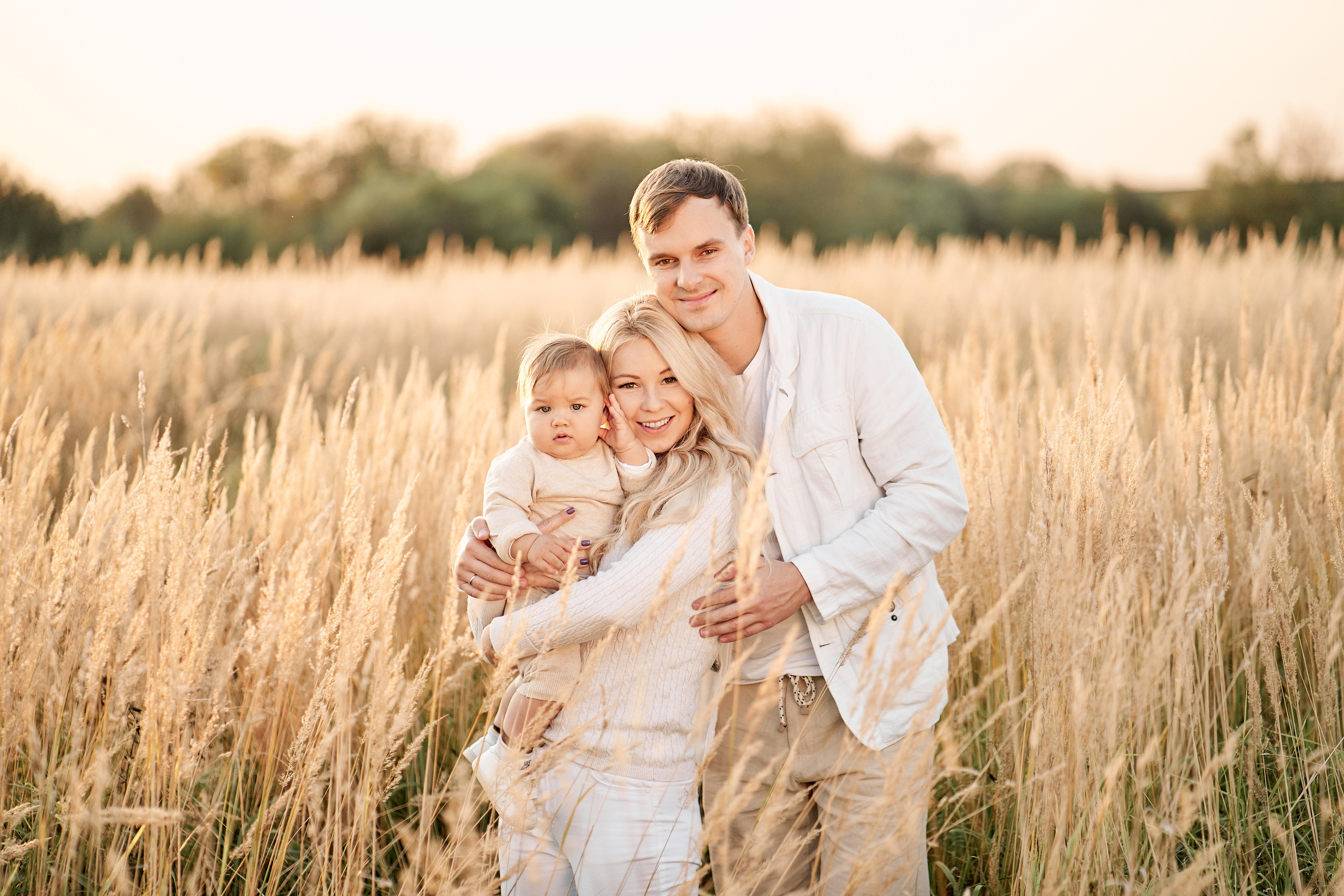 Бежевая осень Иры, Влада и Марка. Свадебный фотограф Даугавпилс, Рига/ Kāzu fotogrāfs Daugavpils, Rīga