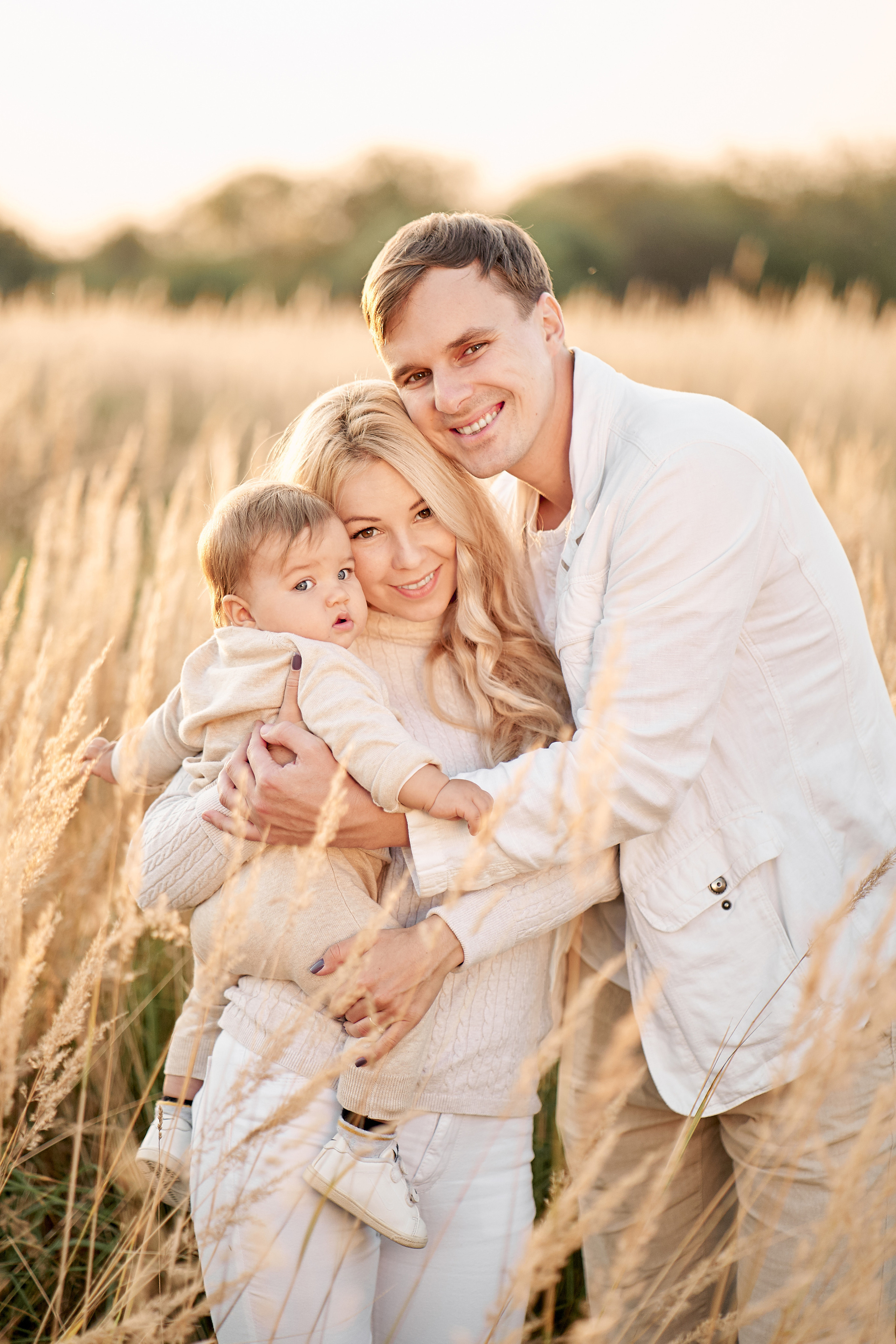 Бежевая осень Иры, Влада и Марка. Свадебный фотограф Даугавпилс, Рига/ Kāzu fotogrāfs Daugavpils, Rīga
