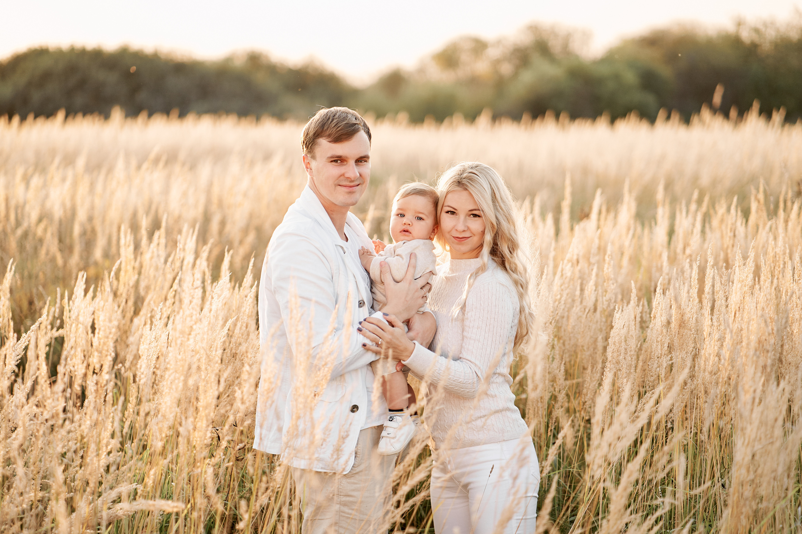 Бежевая осень Иры, Влада и Марка. Свадебный фотограф Даугавпилс, Рига/ Kāzu fotogrāfs Daugavpils, Rīga