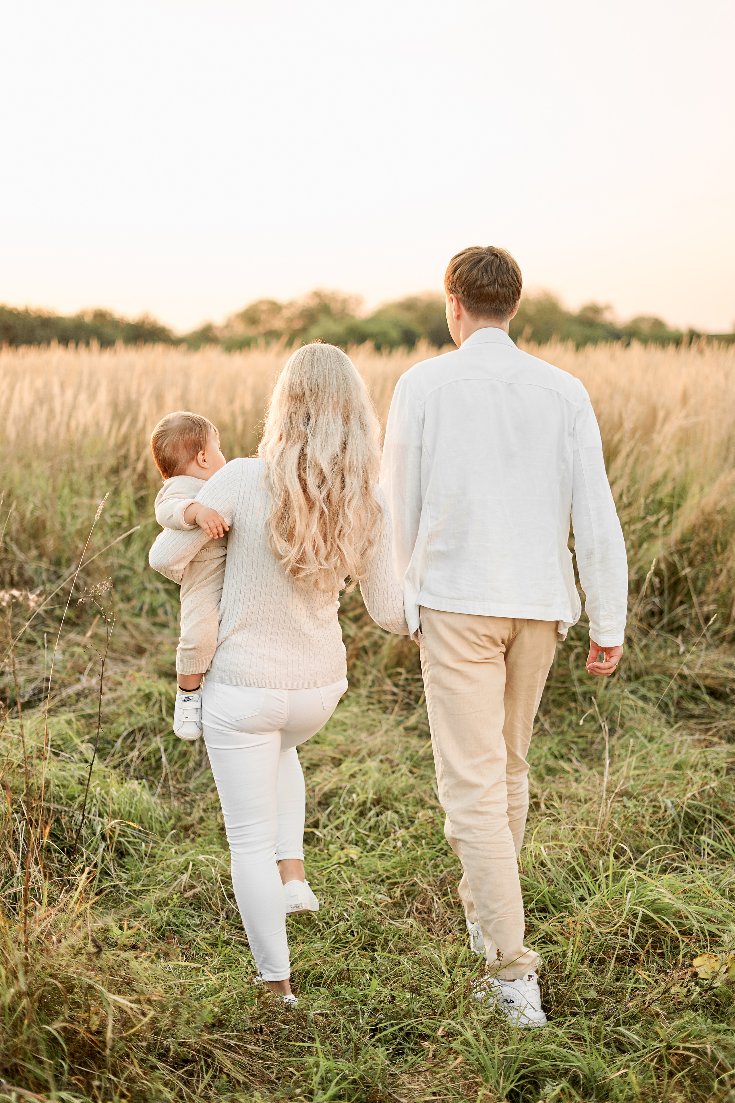 Бежевая осень Иры, Влада и Марка. Свадебный фотограф Даугавпилс, Рига/ Kāzu fotogrāfs Daugavpils, Rīga