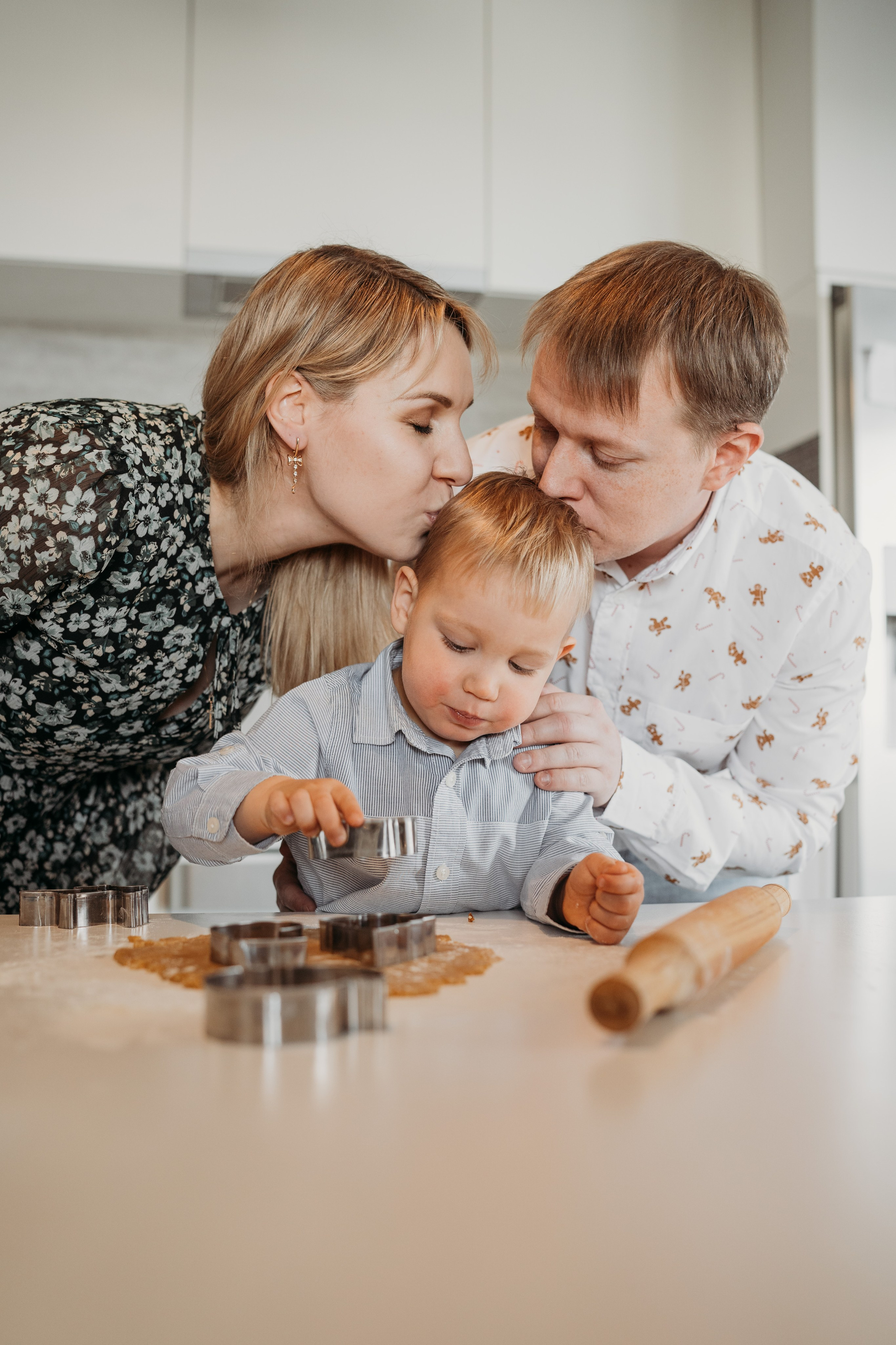Алина, Саша и Артур. Фотограф новорожденных и детей первого года Евгения Михалькевич