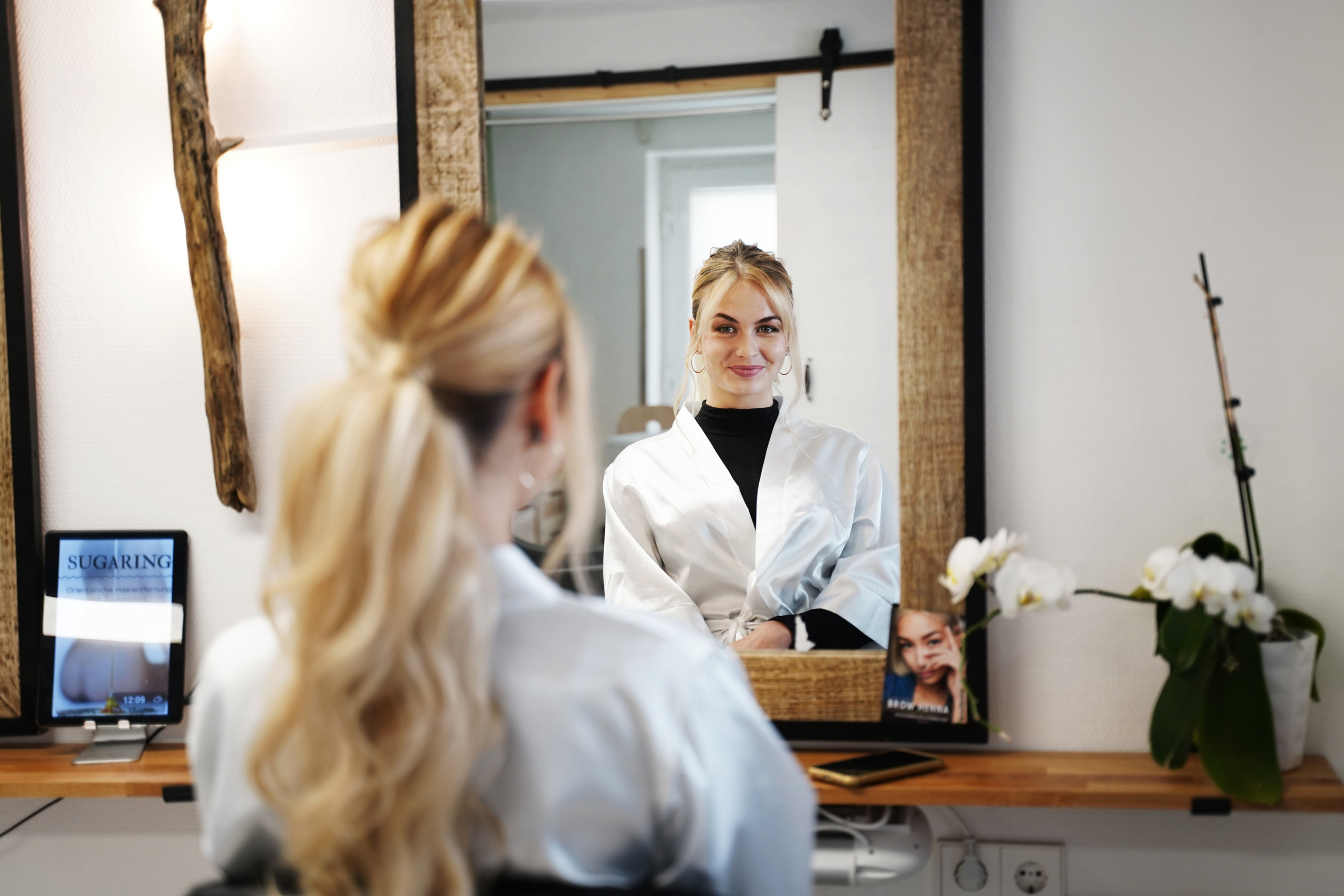 Fotoshooting Salon B1 in Ravensburg. Nina Janeckova Fotografin und Videografin am Bodensee