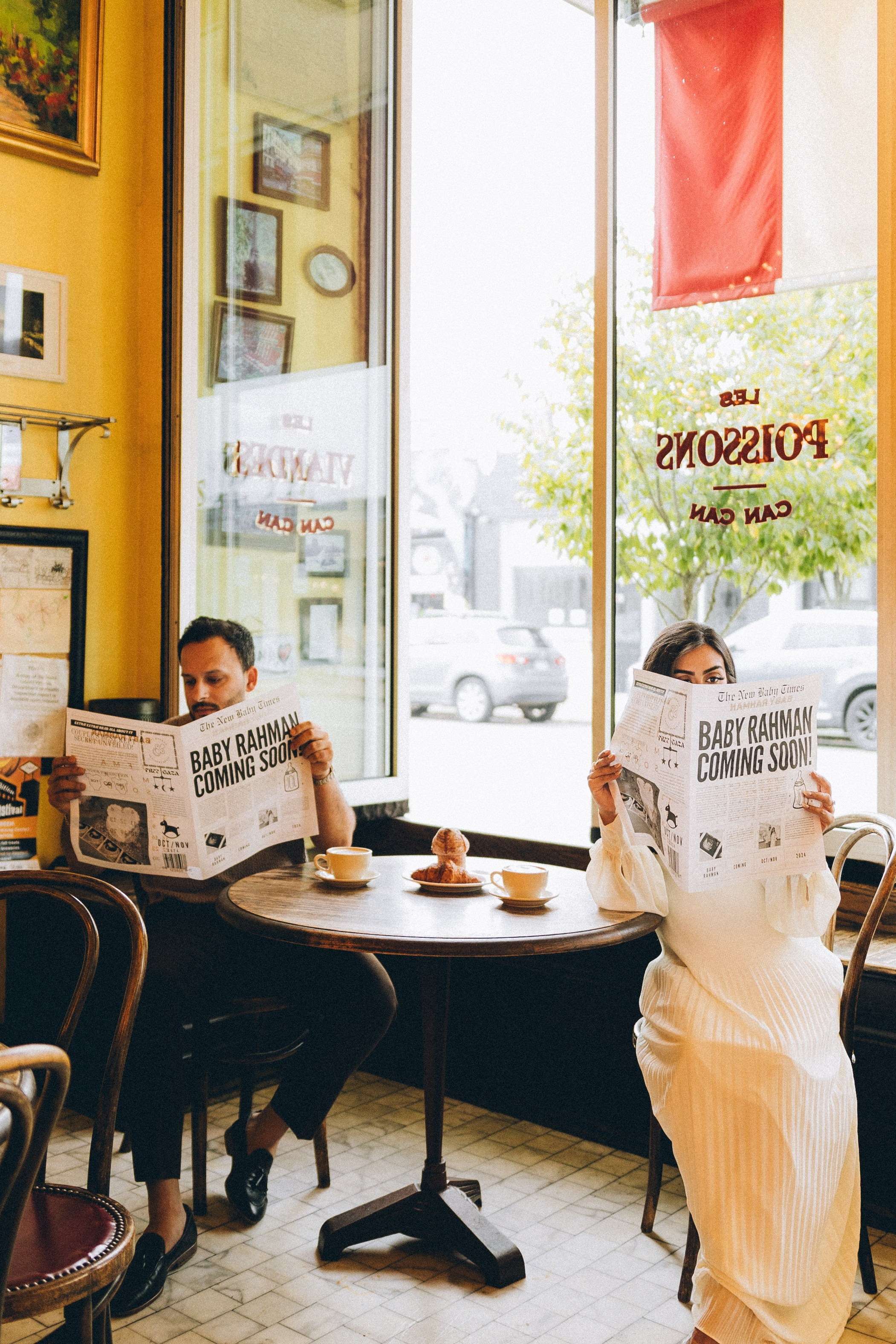 Baby Rahman Announcement. Sara Eulalia | Virginia Photographer