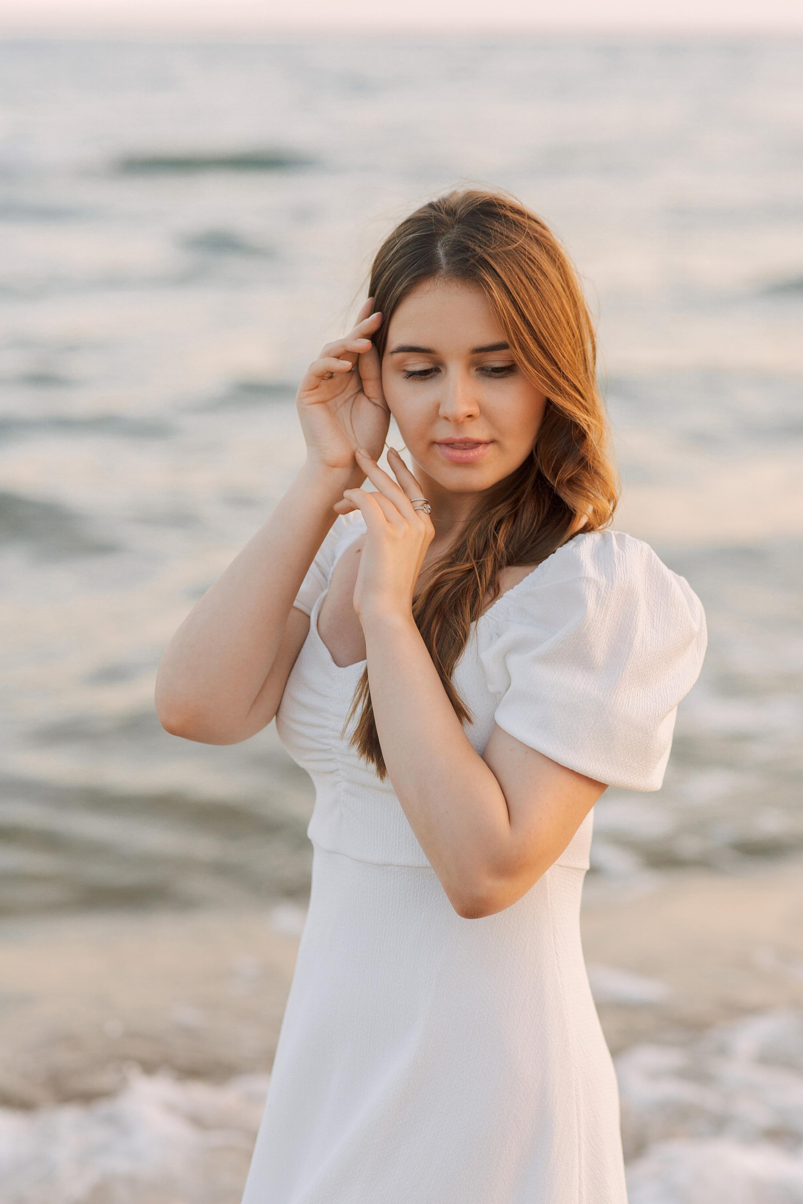 Aesthetic Beach Love Story in Side at Sunset. Professional Photographer in Alanya, Side, Belek, Antalya. Turkiye