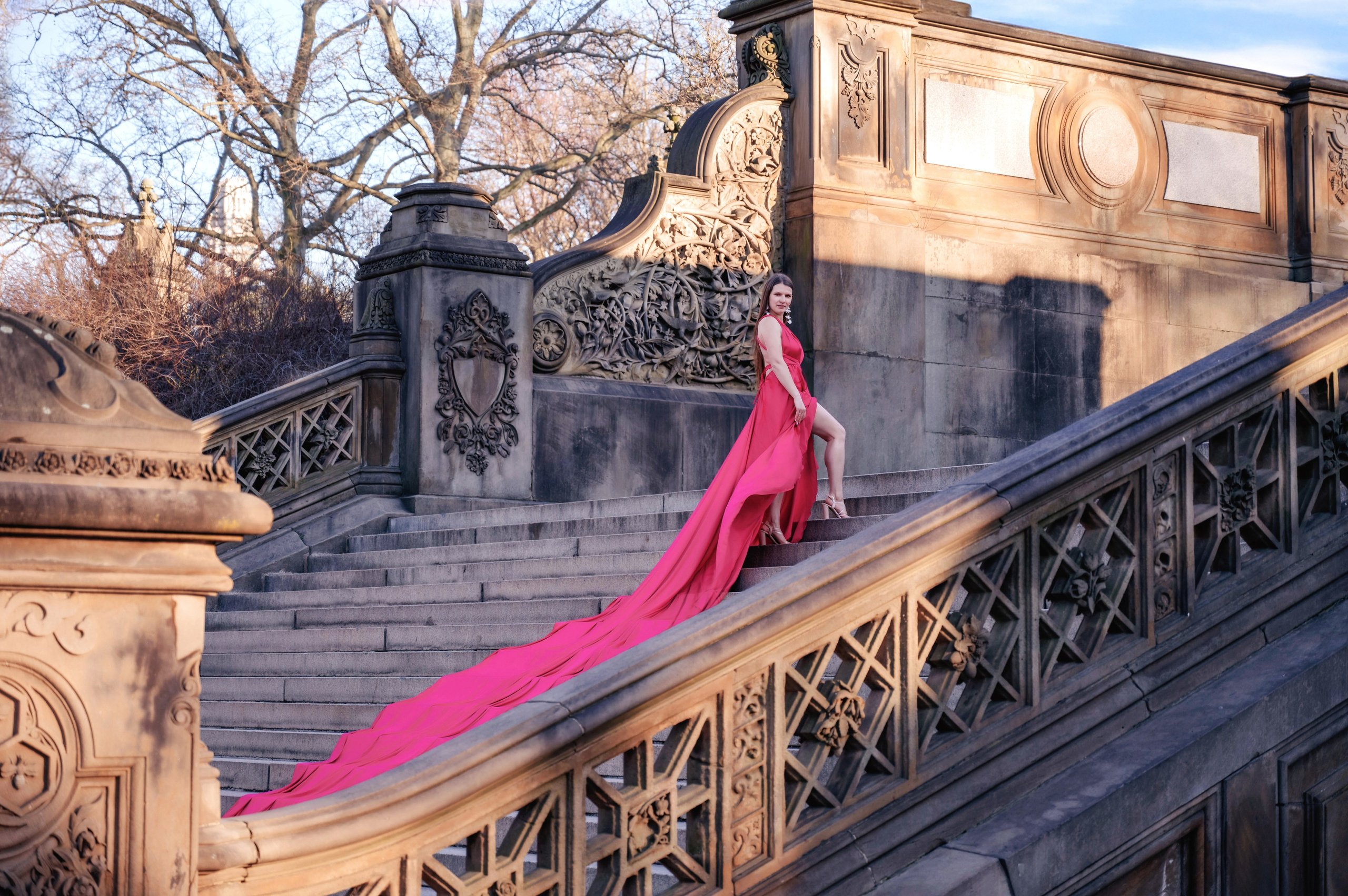 Flying dress. Alena Galieva New York Photographer