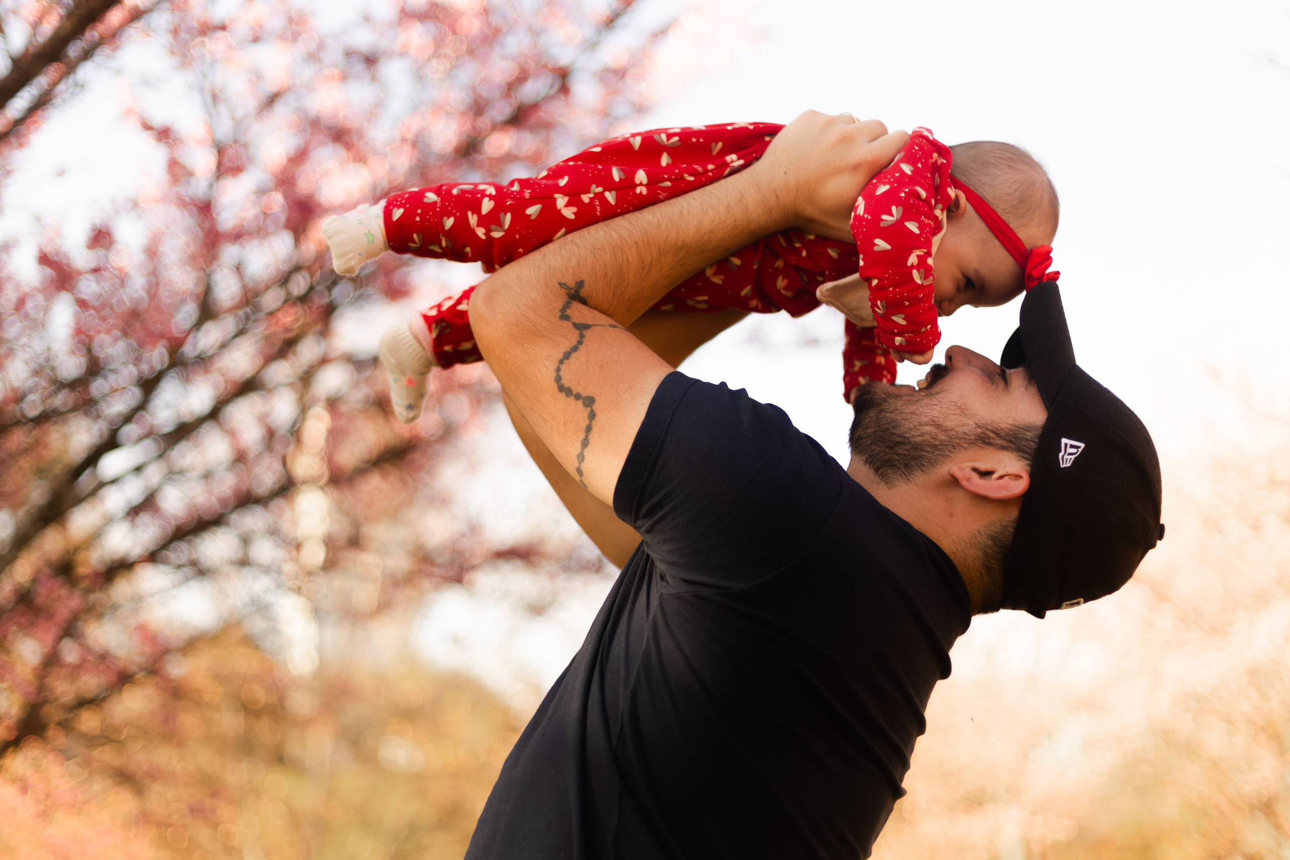 Minha familia nas cerejeiras