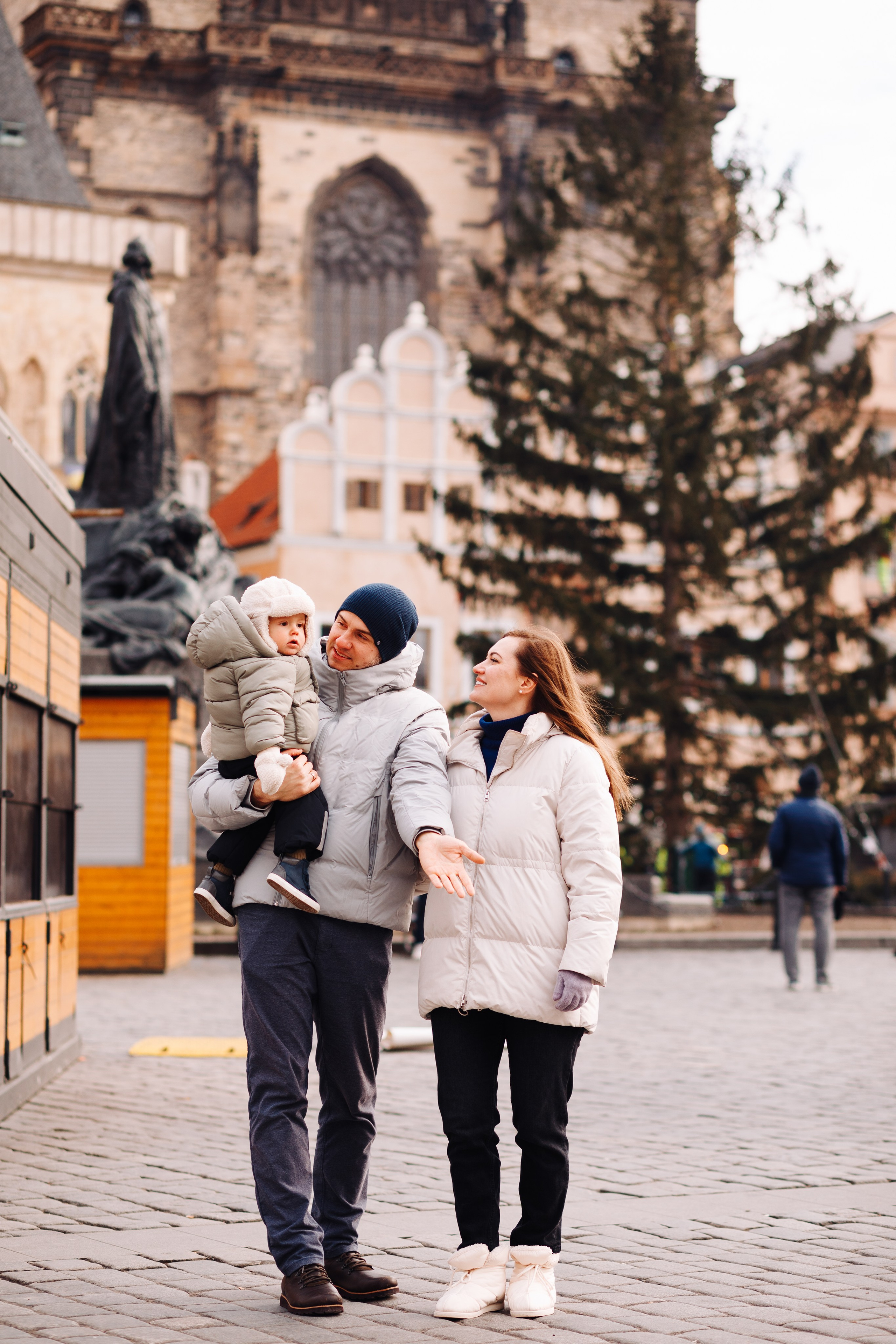 Anna, Roman & Max. Photographer in Prague for tourists