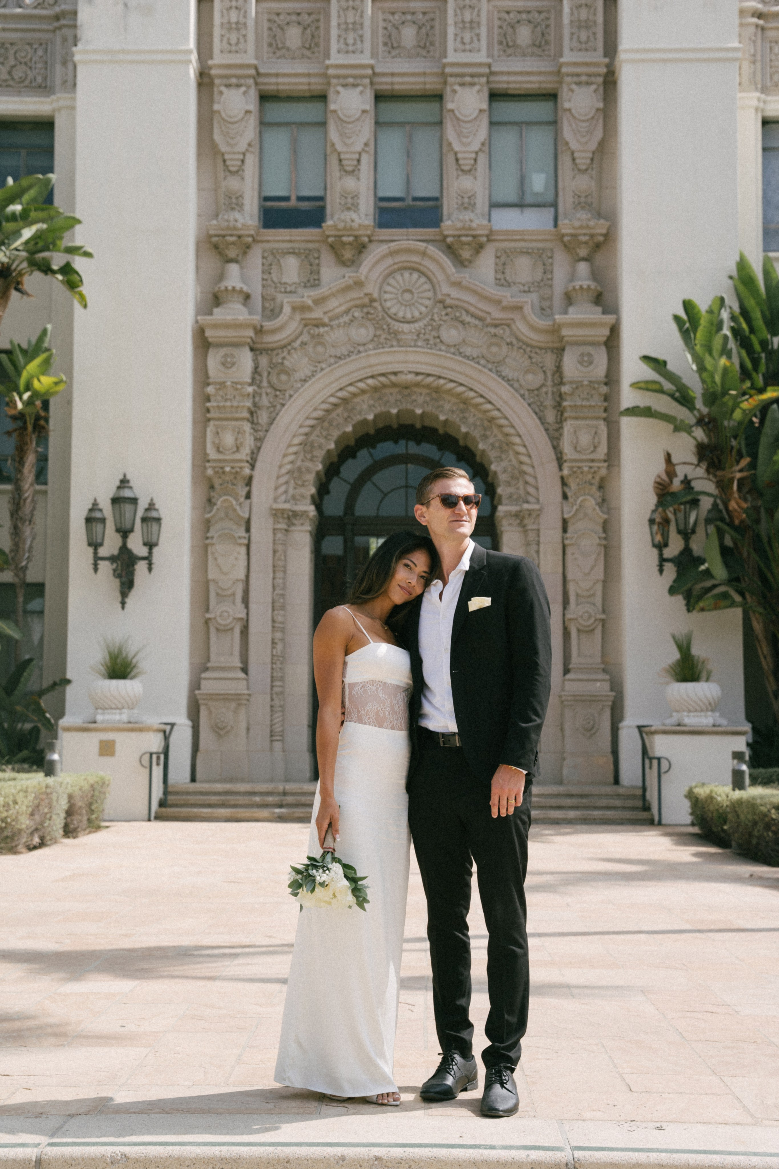 Jamie & Gareth. Beverly Hill Courthouse Wedding. Santa Monica based photographer Kristina Vasilenko