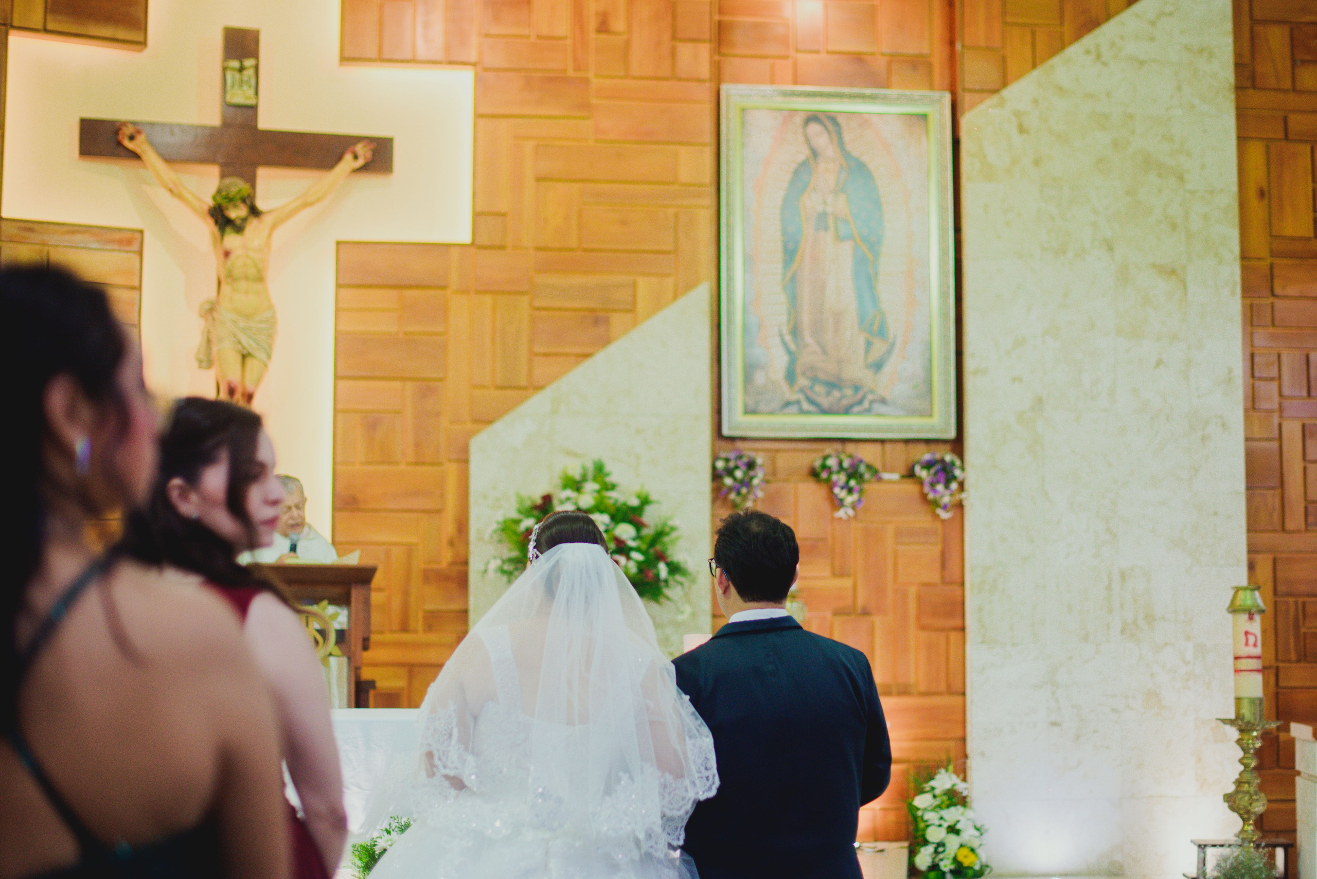 Servicio de boda religiosa. Fotógrafo "dD" Didier Dzul