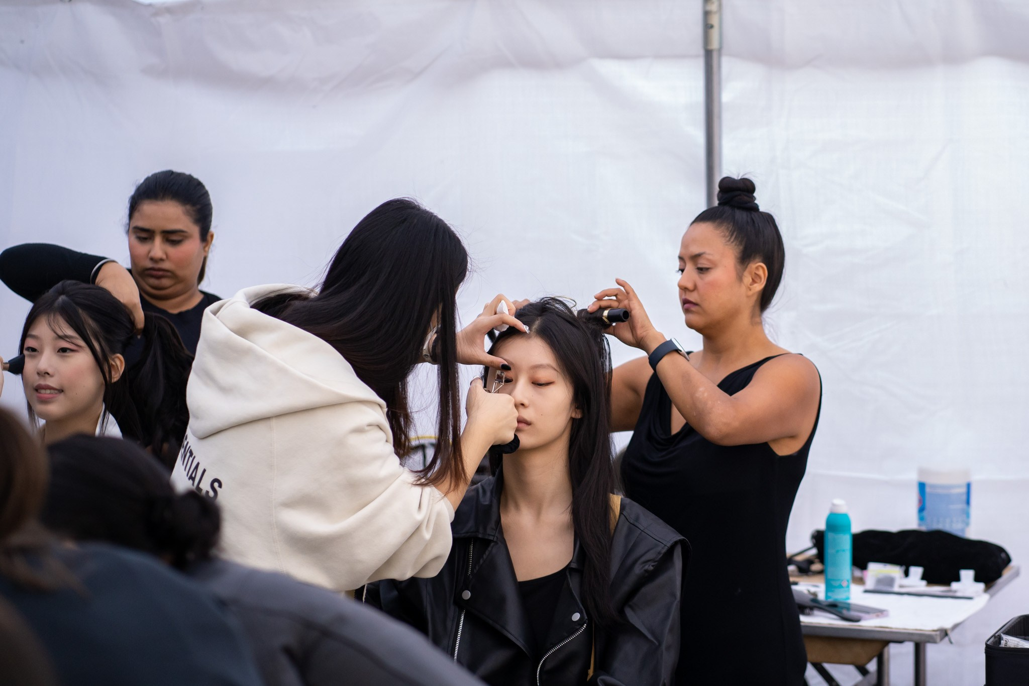 The blooms BTS. Vancouver Kids Photographer