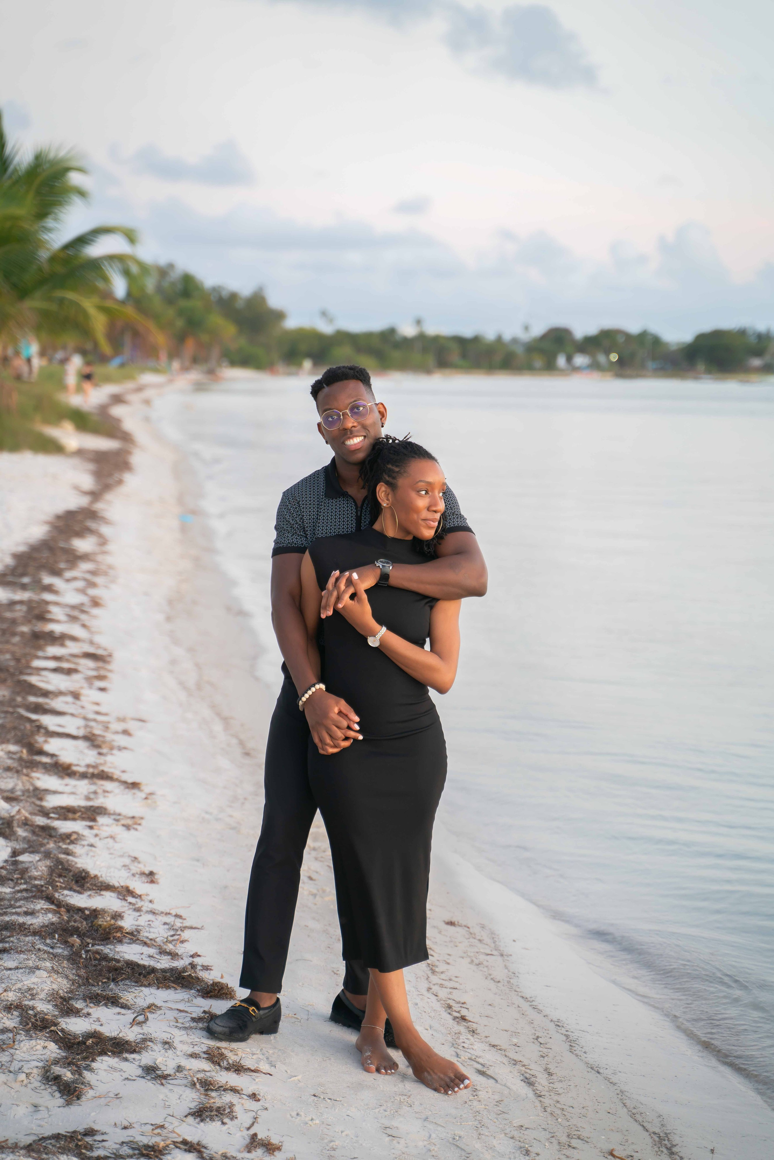 Eromon and Latisha | Key Biscayne Beach. Stefanovich Photography | Miami, FL