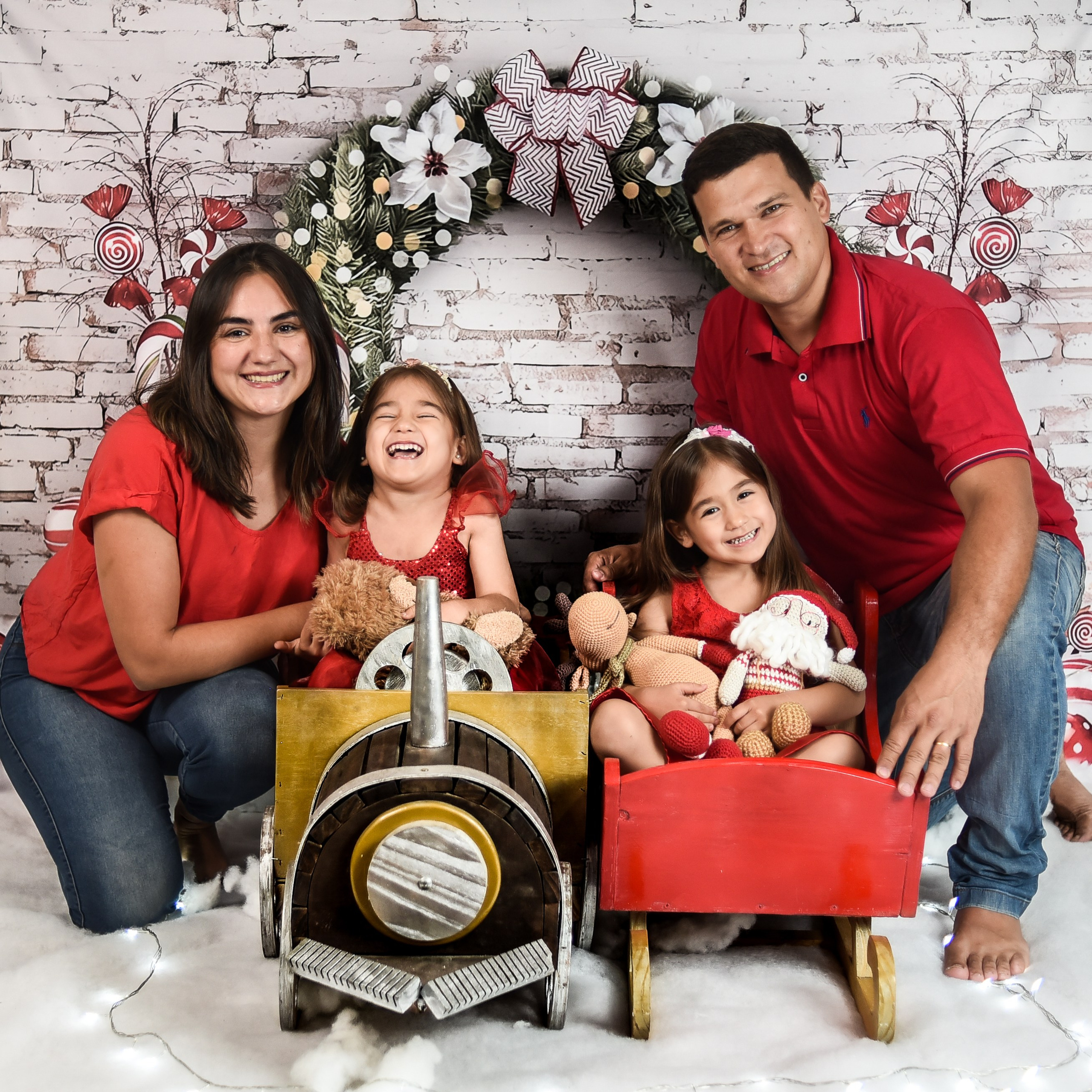 Sesión Navideña de Ariana y Martina. Fotografo de casamiento en misiones y fotógrafo de familia  Posadas