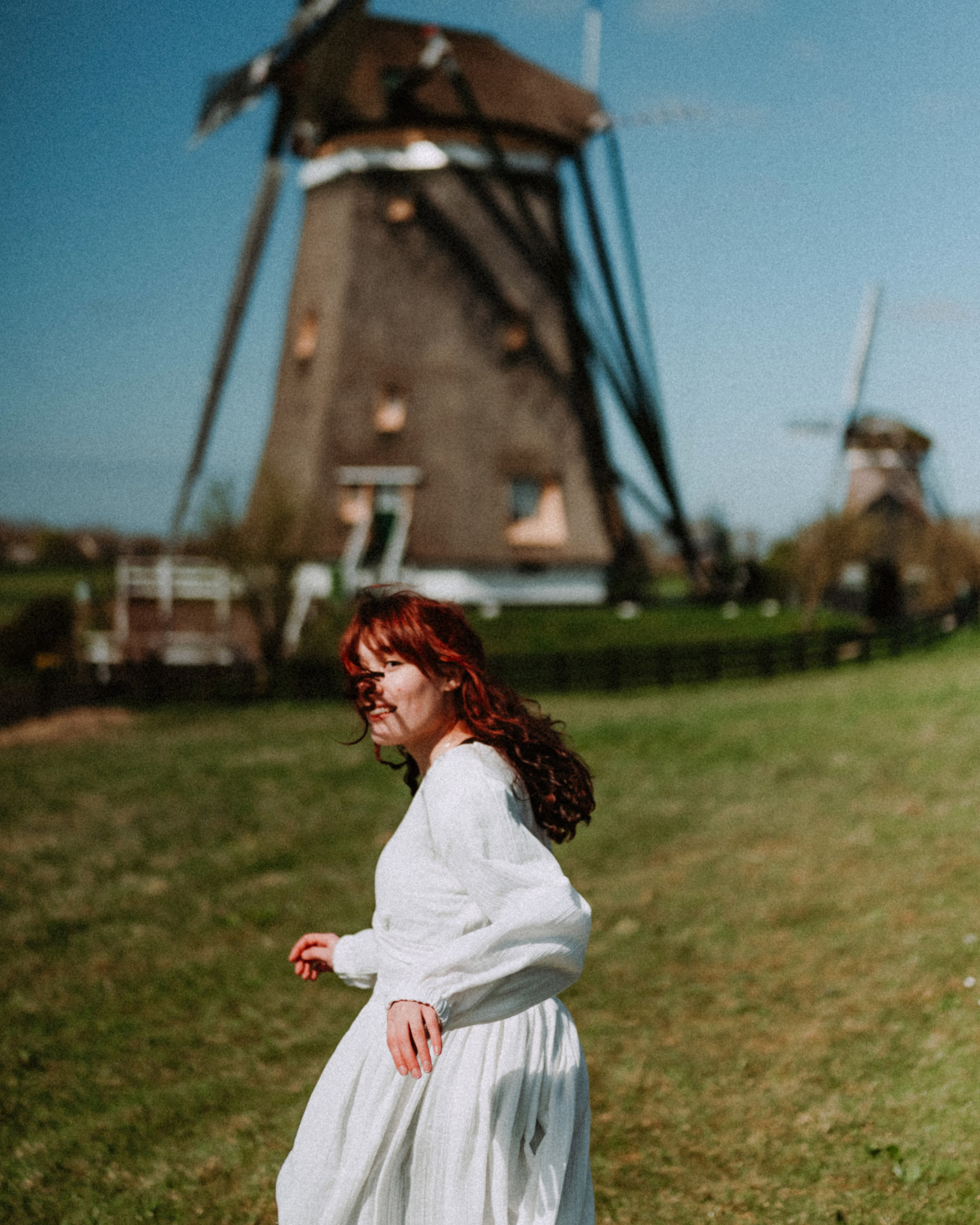 Outdoor Photoshoot with Windmills. Moth & Moss Photography