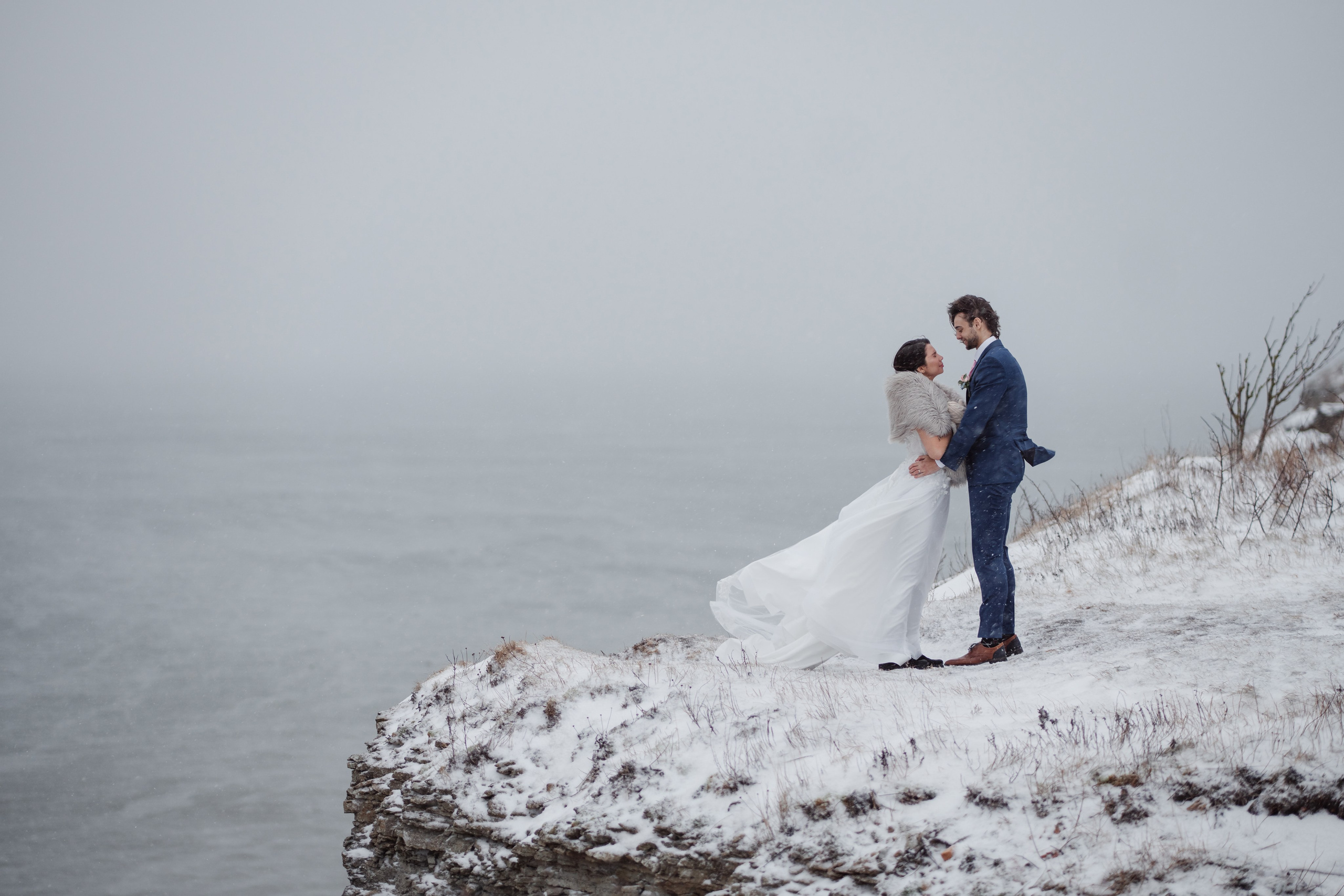 Winter bryllup. Bryllupsfotograf i hele Norge