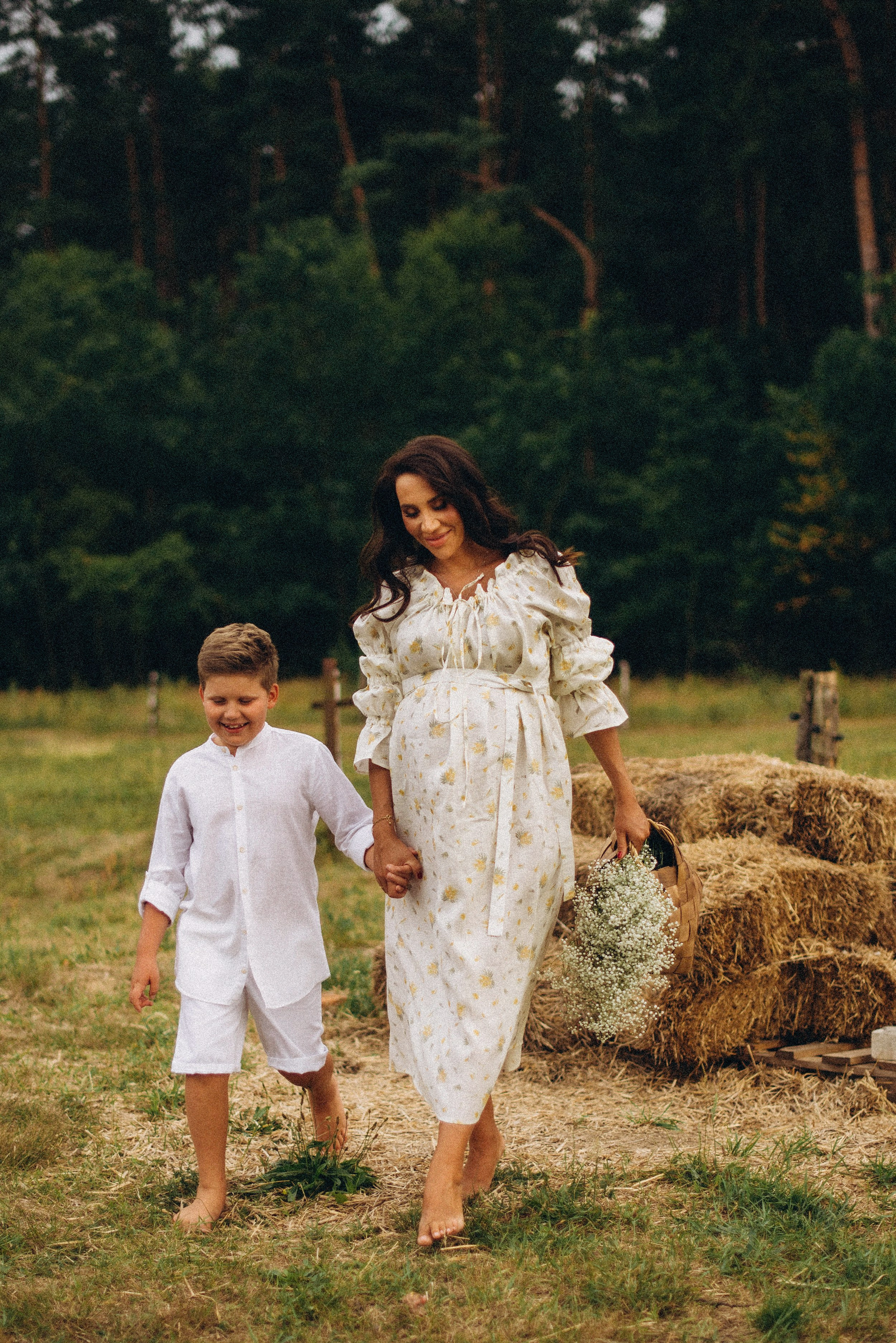 Беременность на природе. Семейный фотограф Лейпциг, Германия