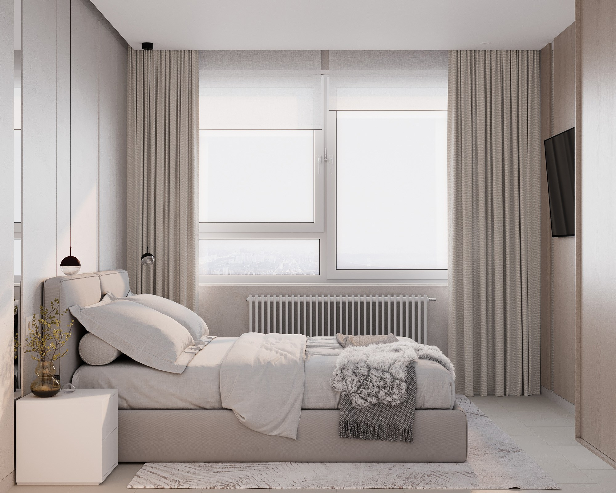 Квартира в Сургуте. ROMAN VISUAL| СОЗДАНИЕ ВЫСОКОКАЧЕСТВЕННОЙ 3D-ВИЗУАЛИЗАЦИИ