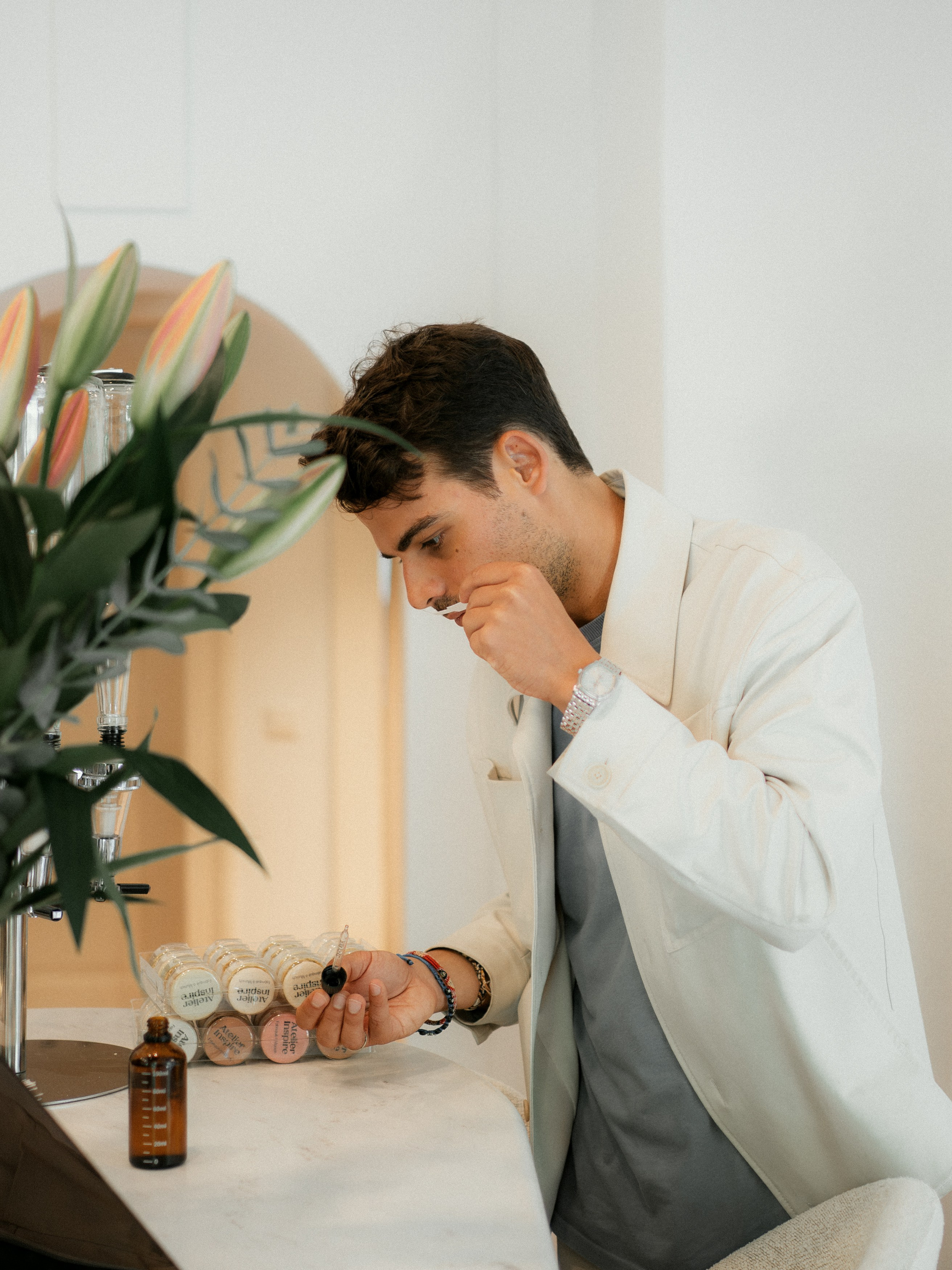 Perfume Bar opening. Portrait Lifestyle Photographer in Munich — Polina Cherkasova
