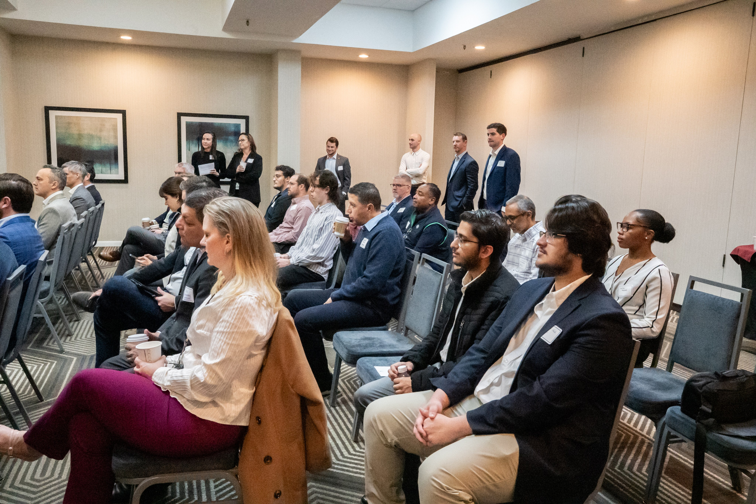 Executive Roundtable networking. Portrait photographer in Charlotte, North Carolina