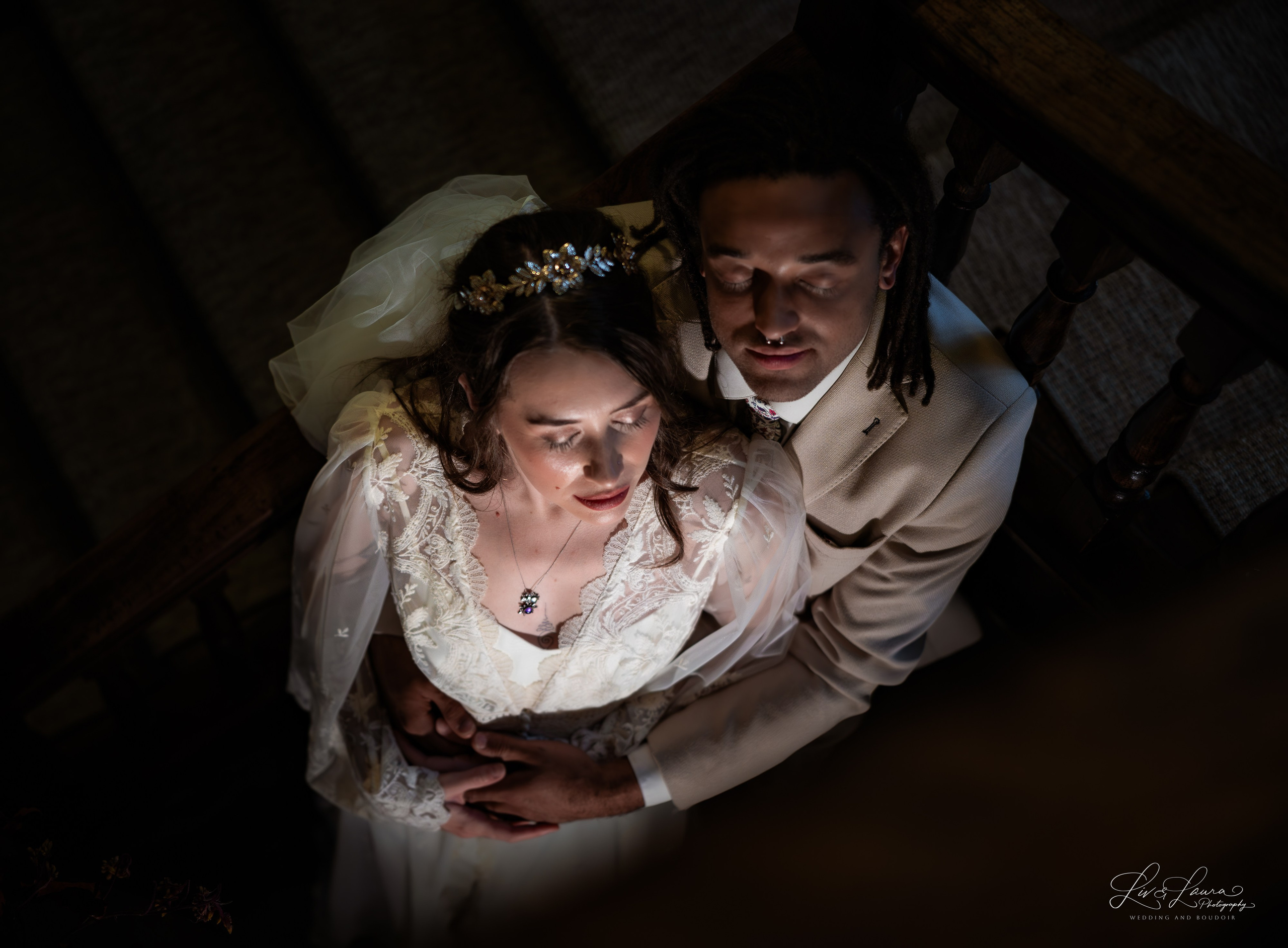 Roxxy and Joe. Wedding and boudoir photography by Liv and Laura