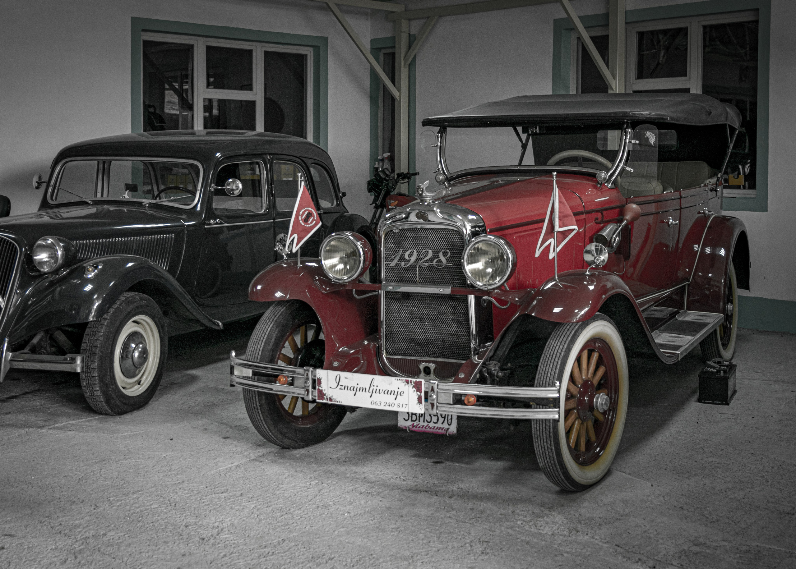 Private museum of over 100 motorcycles and vintage cars in Pancevo (Serbia)