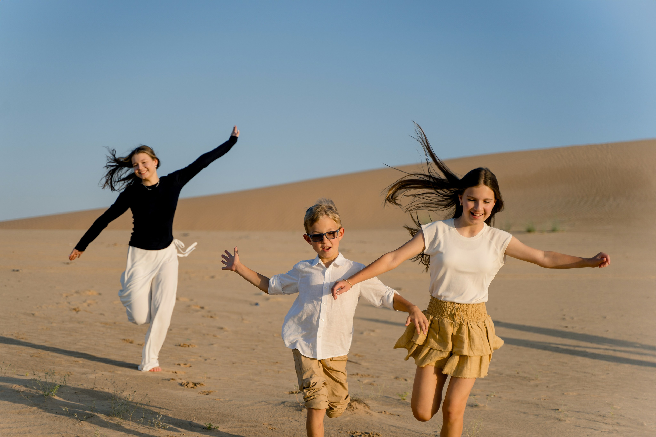 Семейная фотосессия в Пустыне. Фотограф в Абу Даби Марина