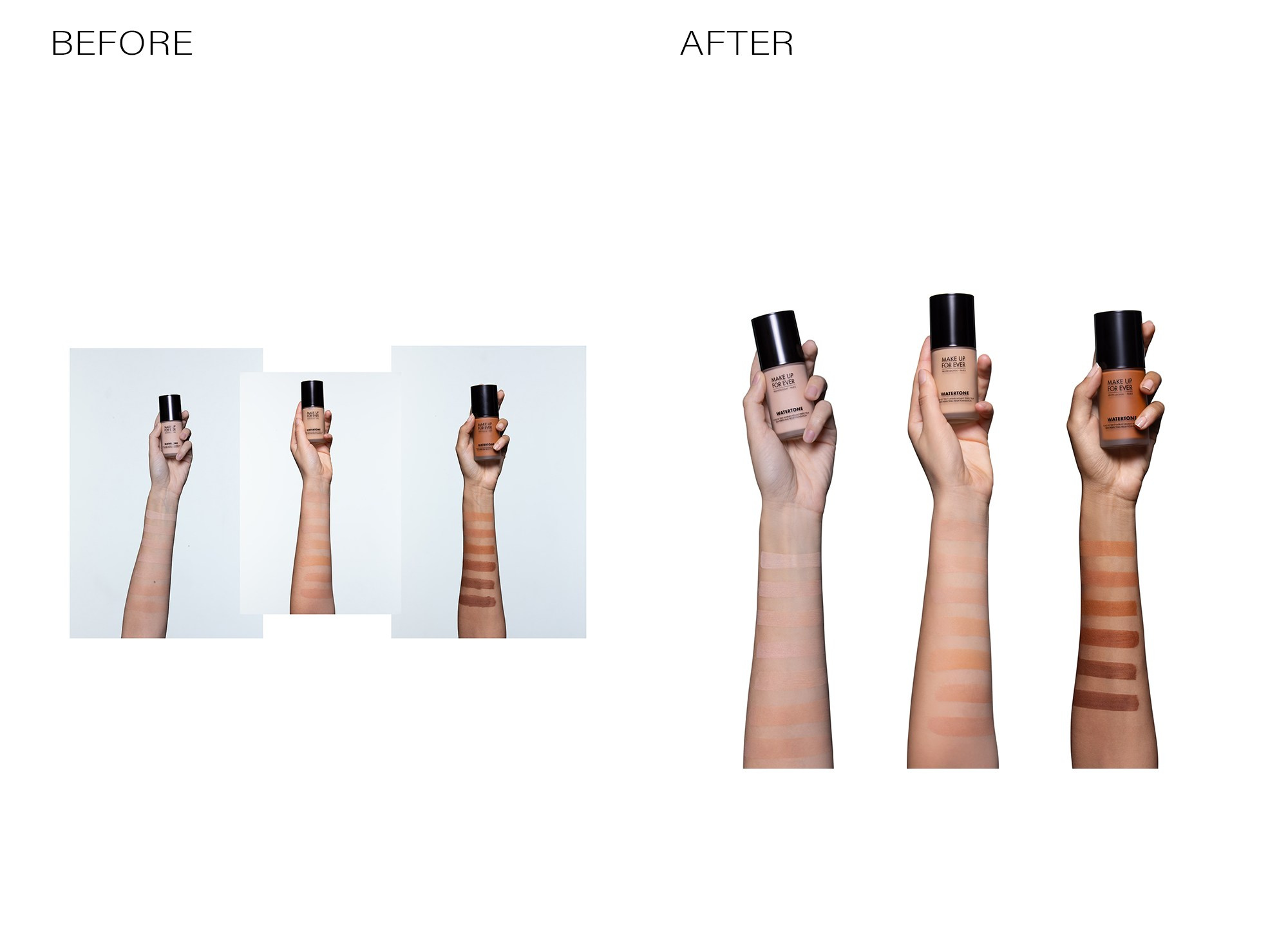 Рекламная ретушь до и после обработки. Фотограф и ретушер в Белграде Елена Skullova