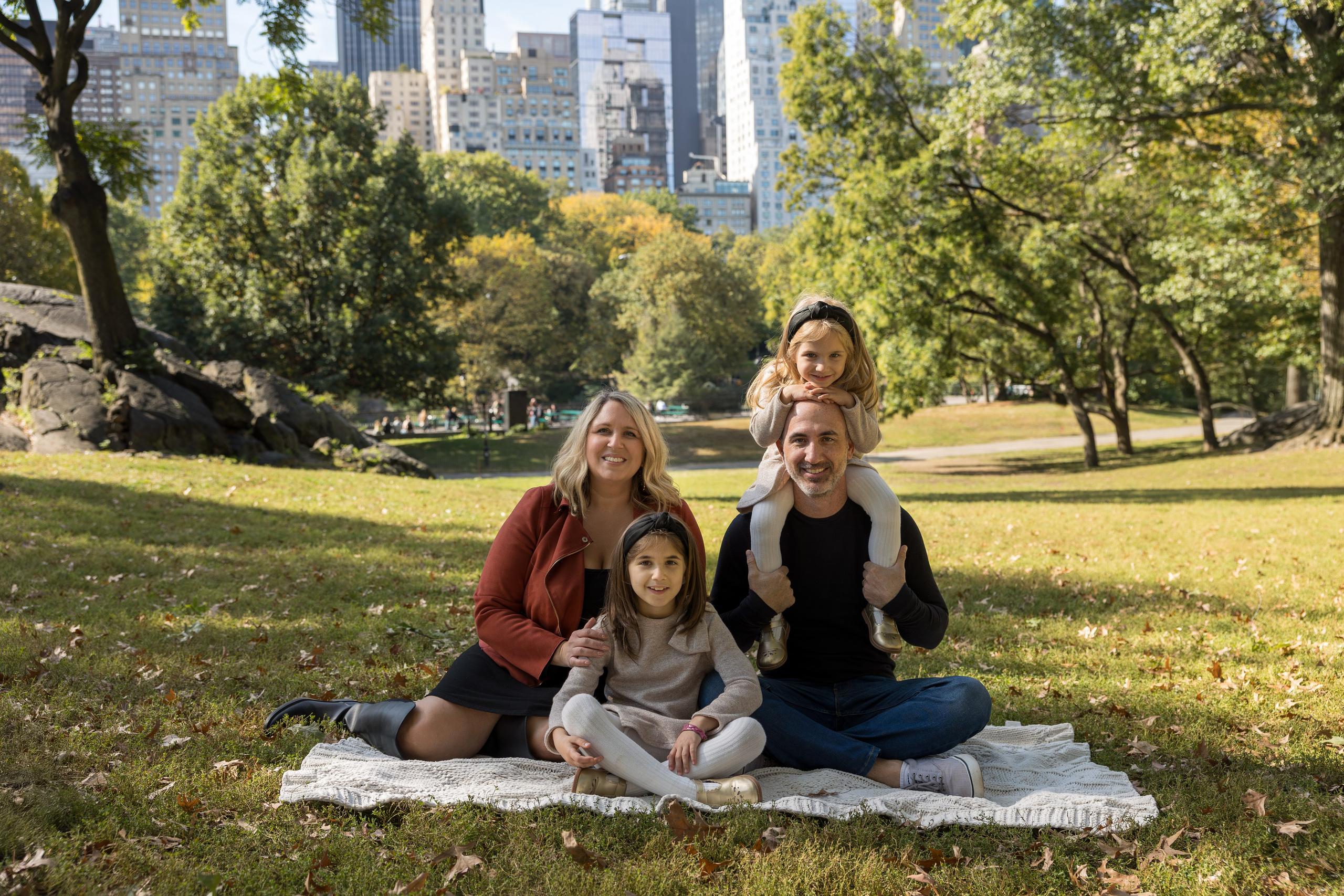 Together in Central Park. Family, lifestyle, and commercial photography in New York and New Jersey