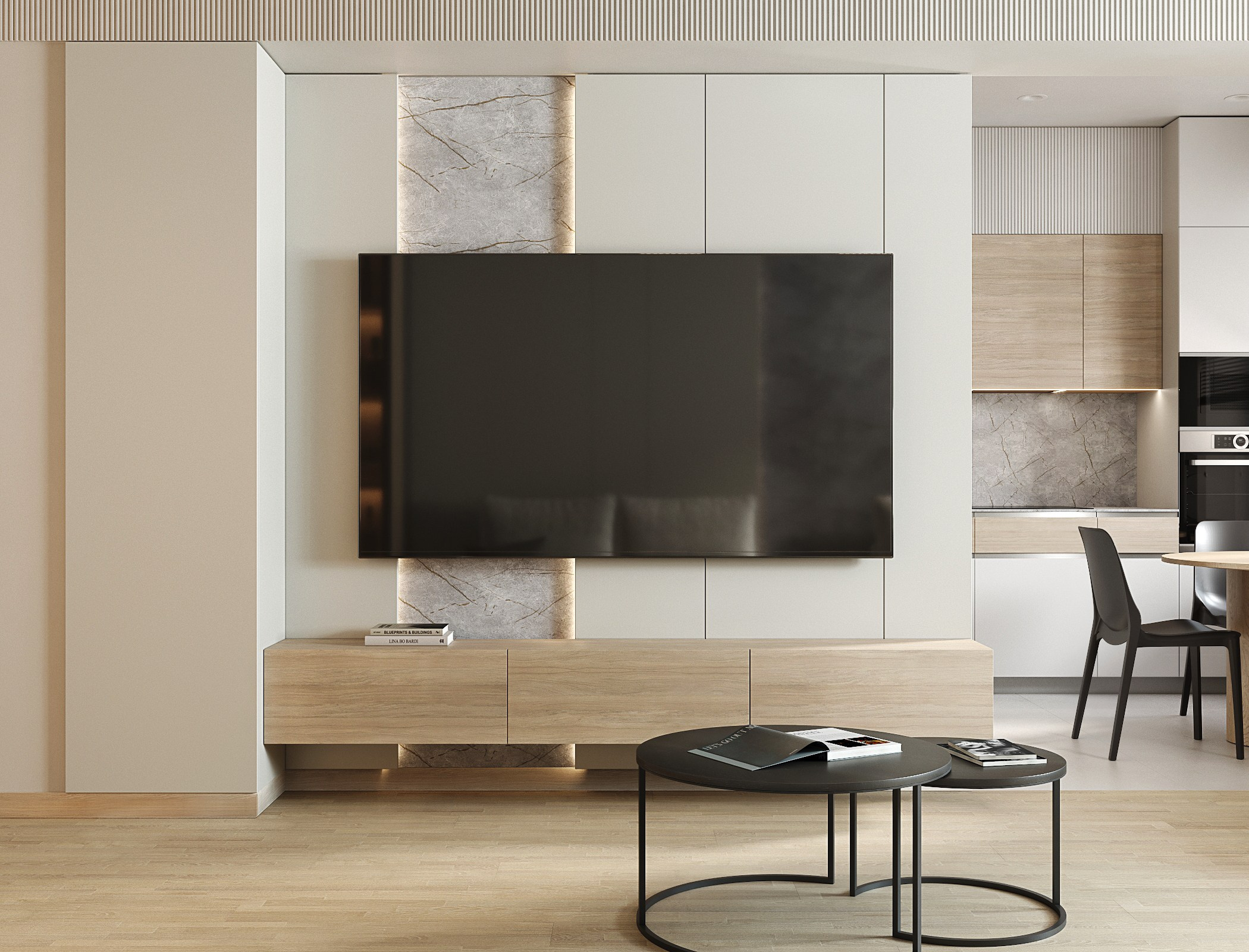 Dzīvoklis Daugavpilī 81 m2. Interjera dizaina studija 4 Stūri