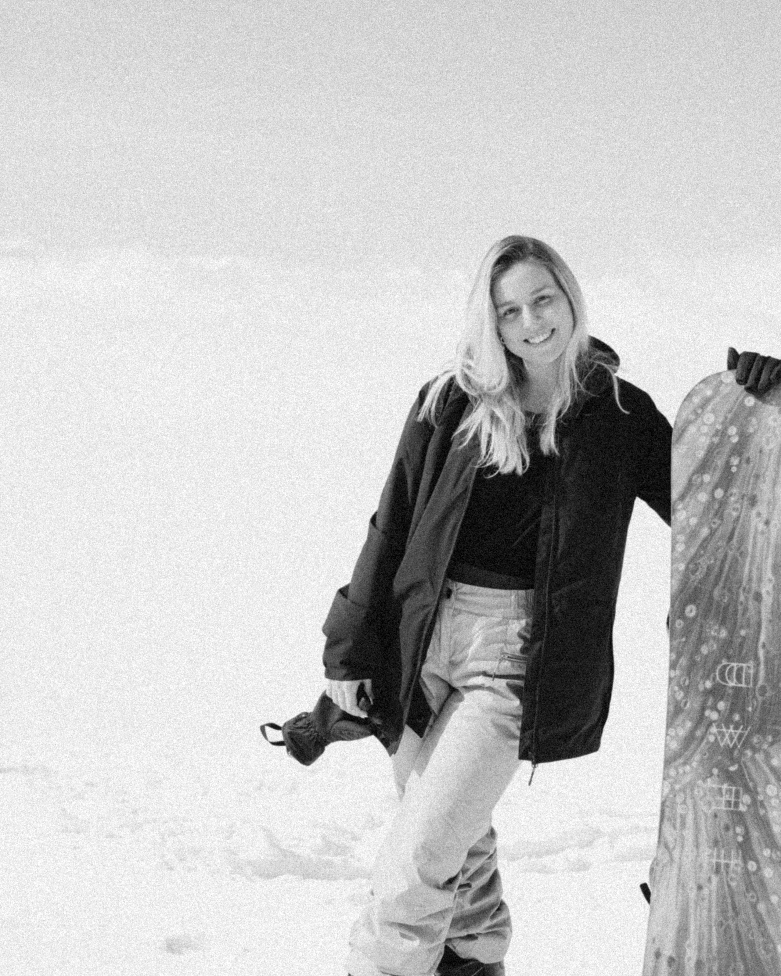 Winter snowboard engagement session in Gudauri with alpine snowy landscape