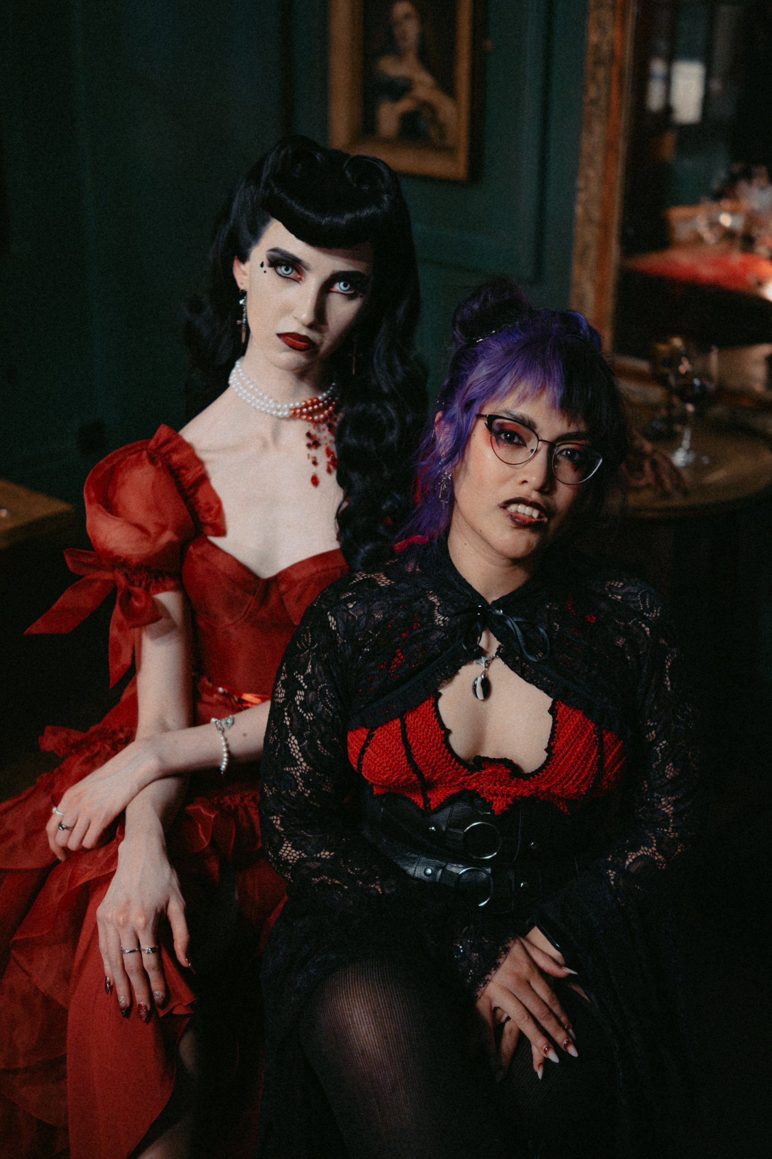 Vampire’s Dinner — Halloween Event Photography for “Gathered Realms”. Moth & Moss Photography