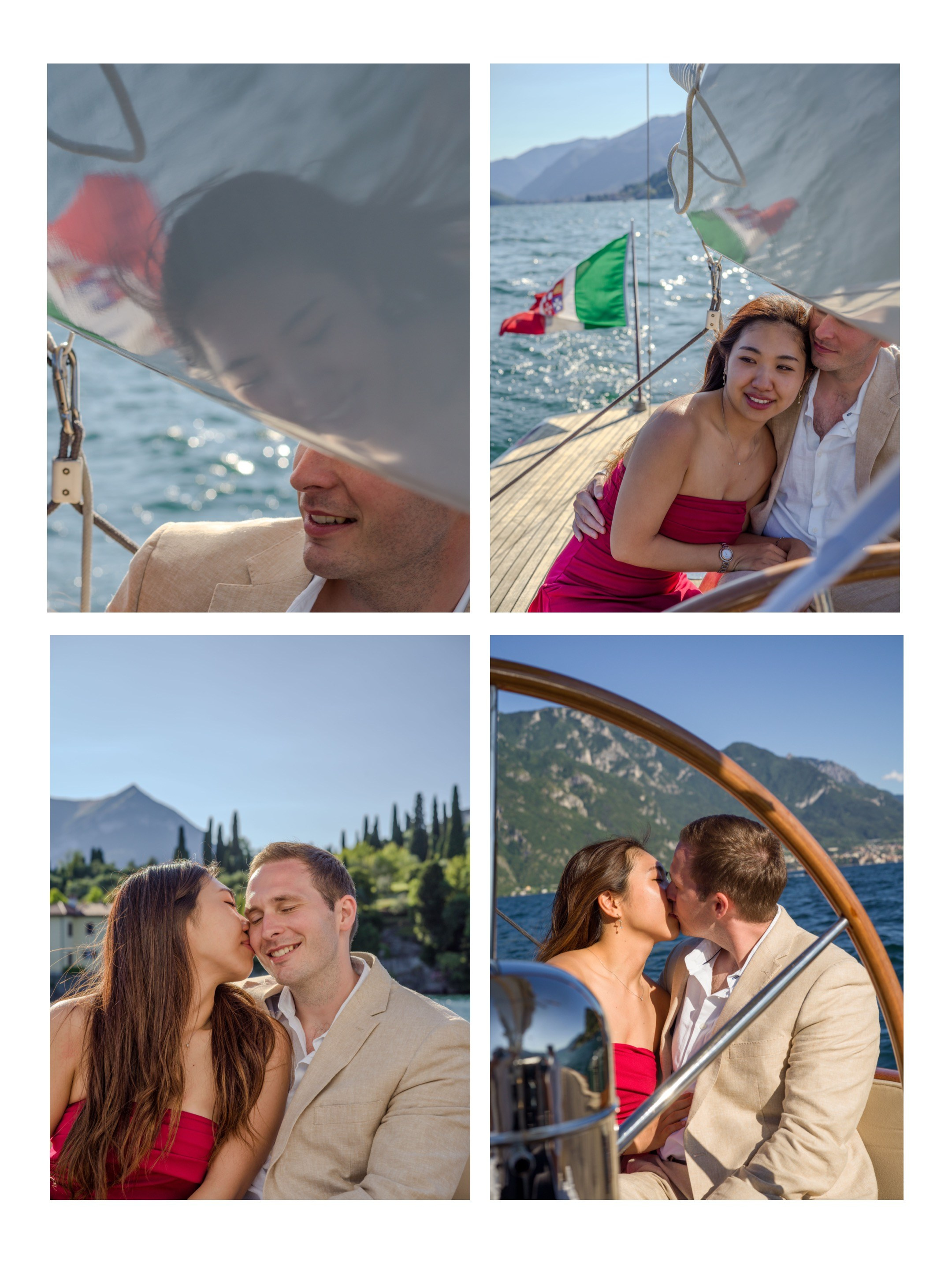 Marriage proposal at Villa Melzi Lake Como