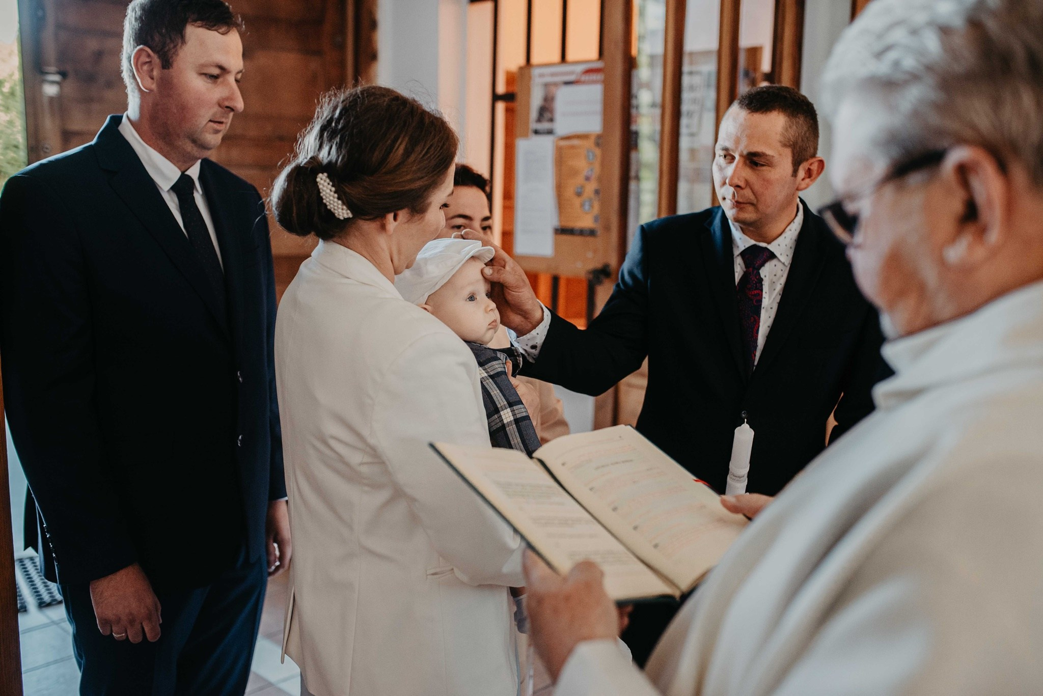 Chrzest Święty Franciszka. Dominika Strachacka Fotografia | Fotograf ślubny i rodzinny Opole Lubelskie Lublin