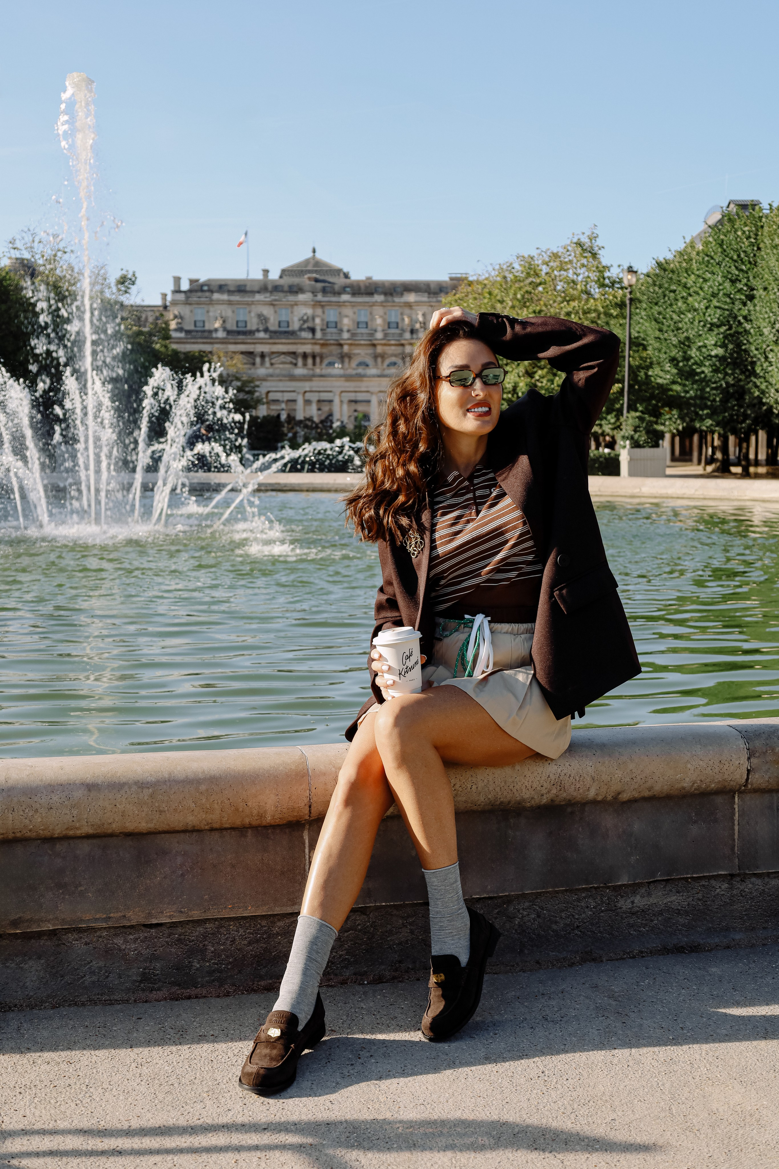 Street Style Photoshoot of Ekaterina in Paris | Vlada Photo Art. Photographer in Paris: Vlada PhotoArt