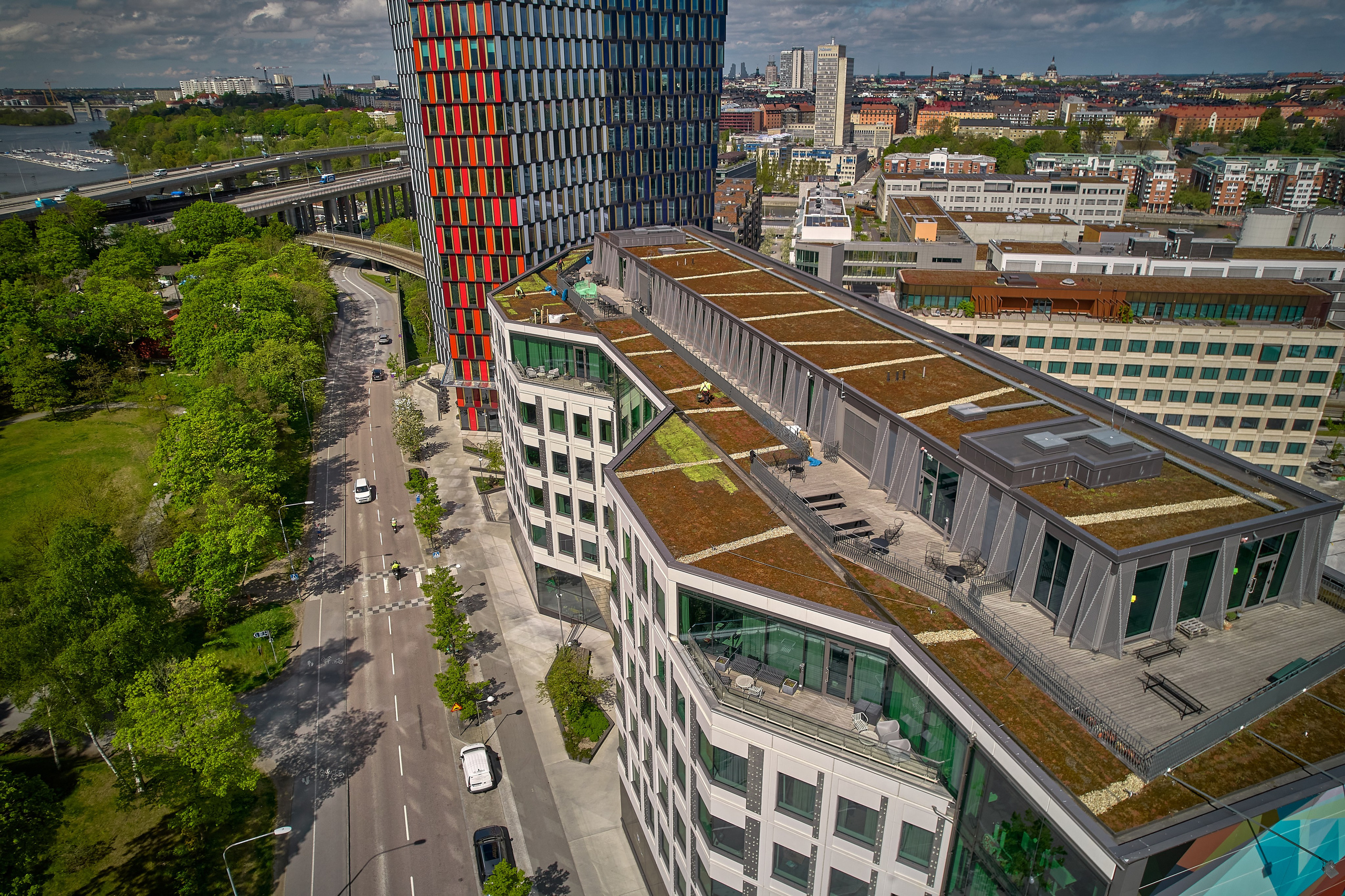 Drönarbaserad takinspektion – effektivt och säkert alternativ till ställningar.
