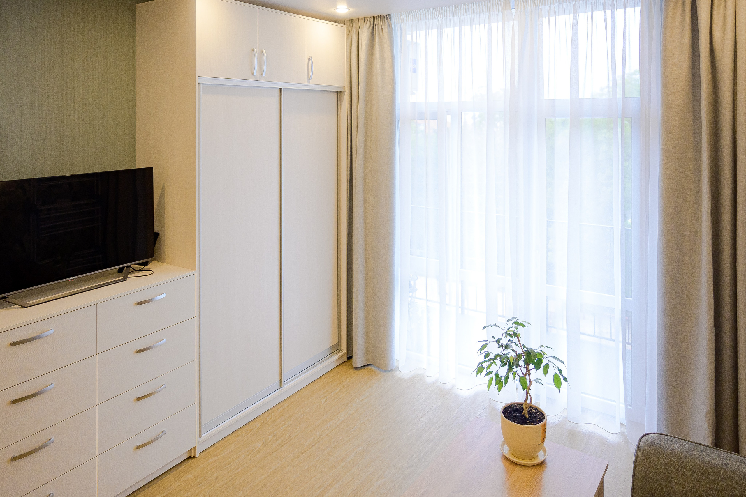 The apartment is 98 m2. Fotograf Dmitrii Donets