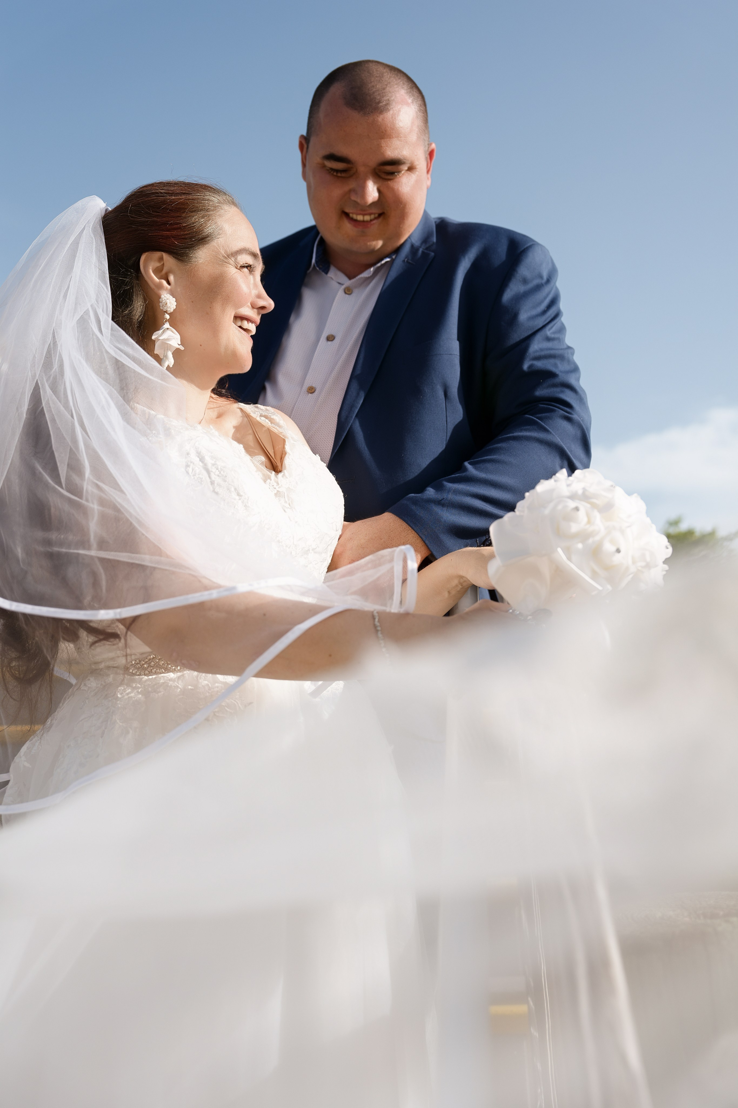 Beach Wedding in Englewood, Florida. Wedding and family photographer Olga Belianskaia