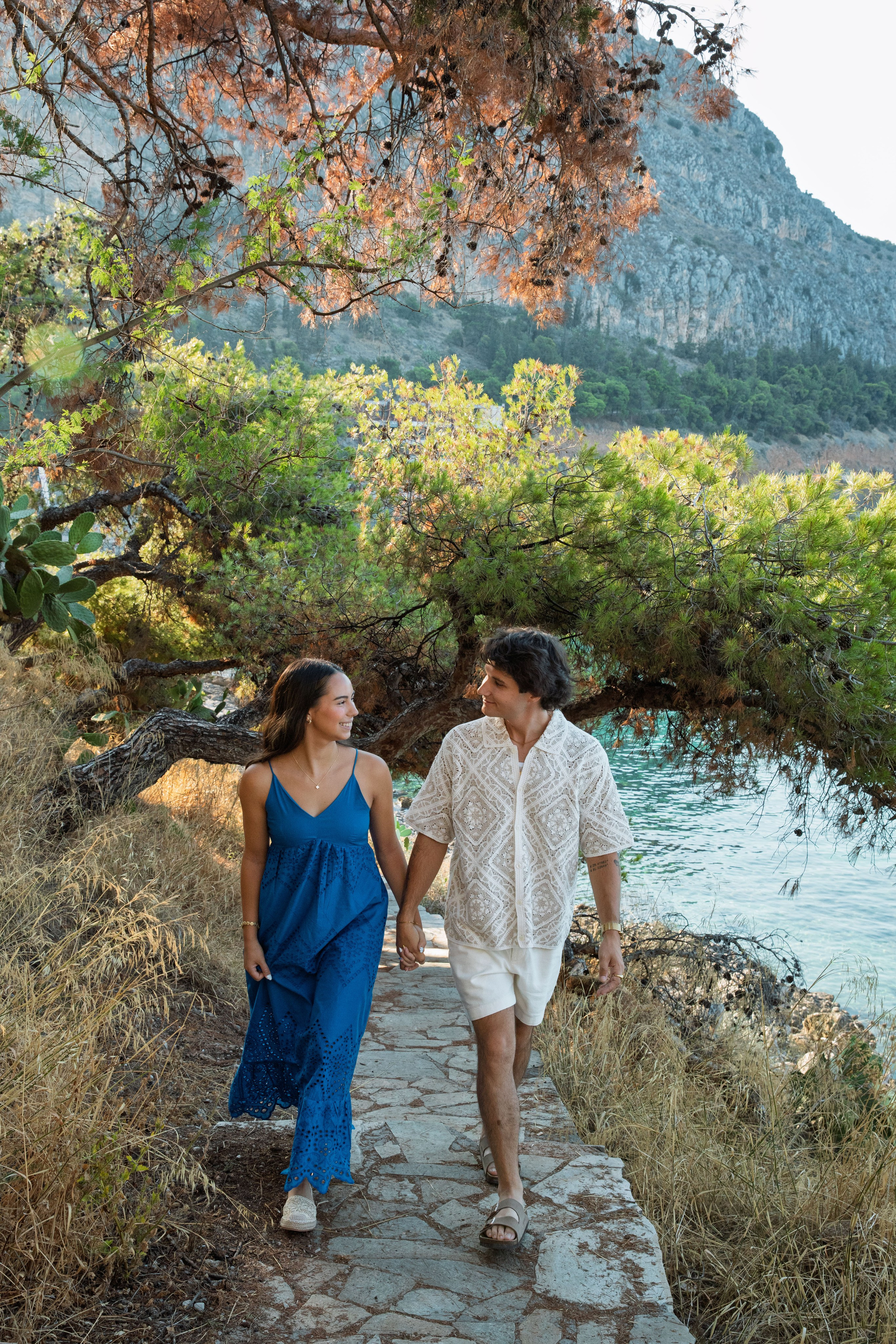 Evan & Sofia (USA). Photographer Anya Khasapi. Nafplio, Greece