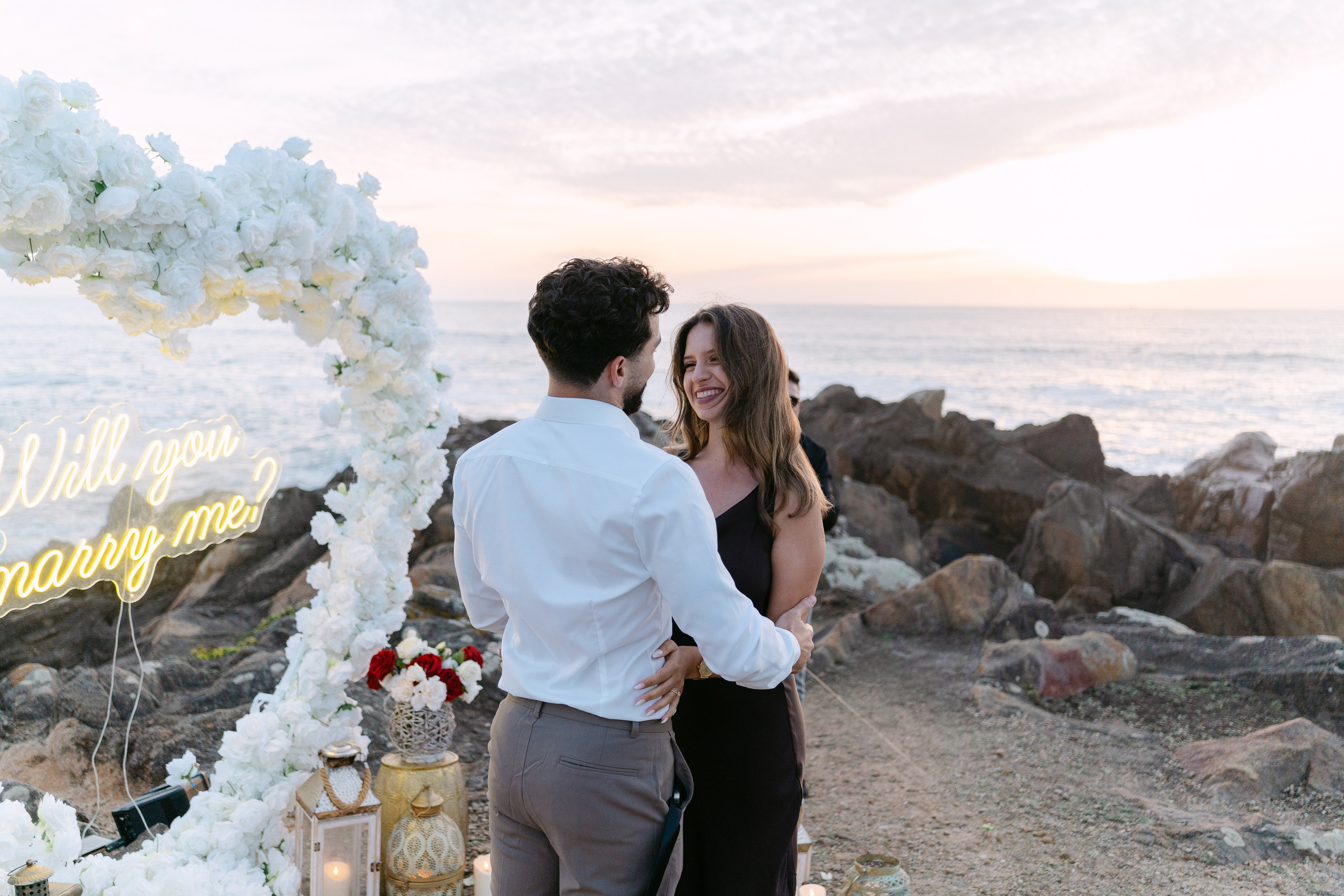 Wedding Proposal at the Beach. Davi Valente